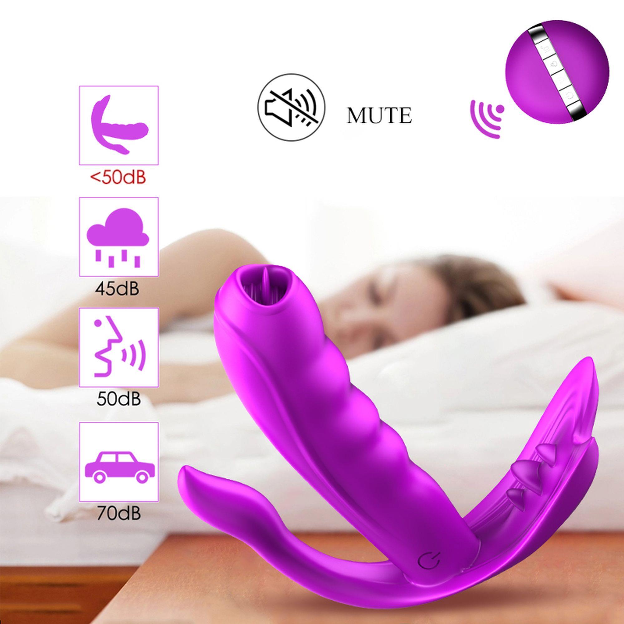 Stymulator-Silicone Panty Vibrator Usb 7 Function / Heating