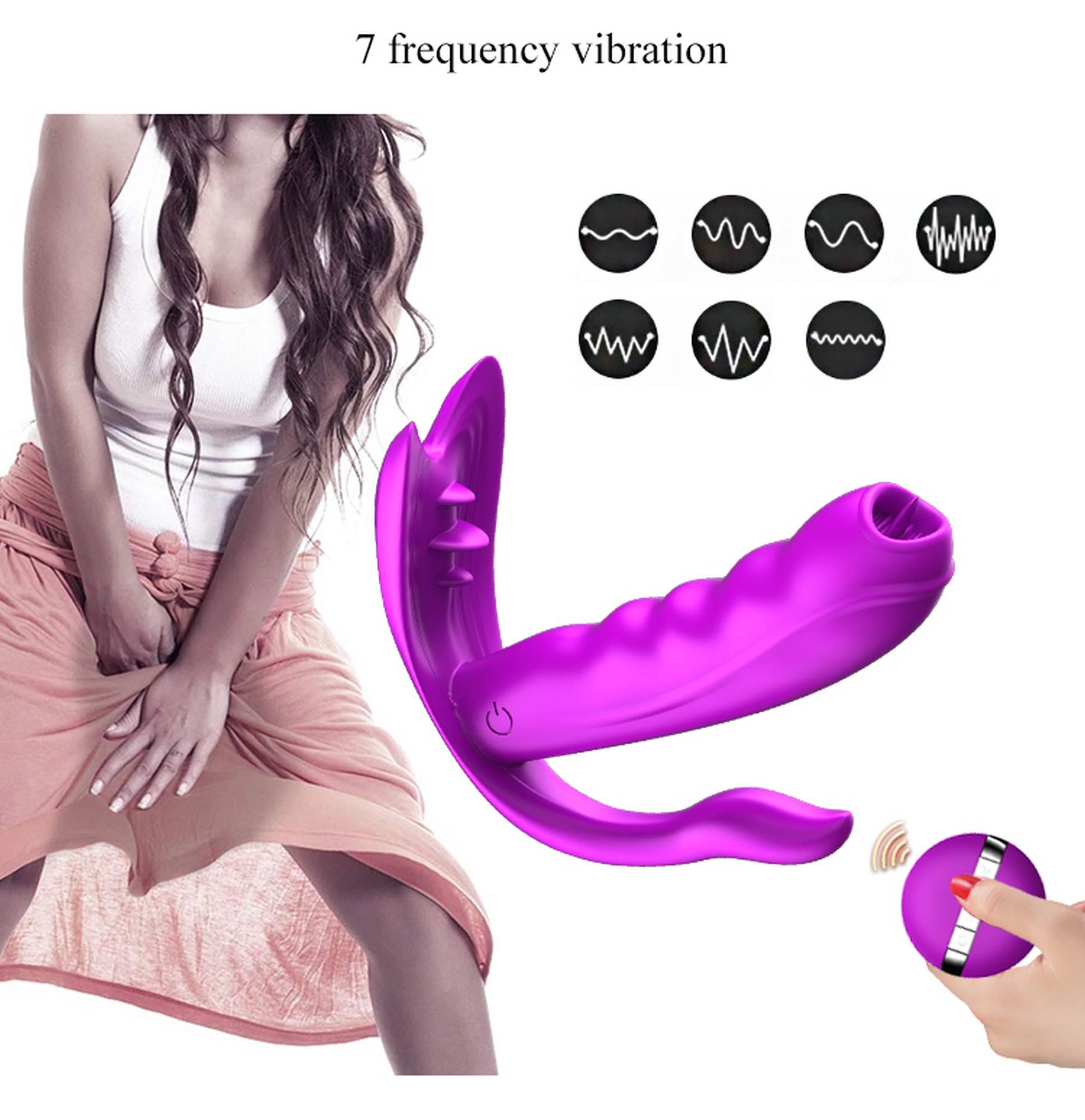 Stymulator-Silicone Panty Vibrator Usb 7 Function / Heating