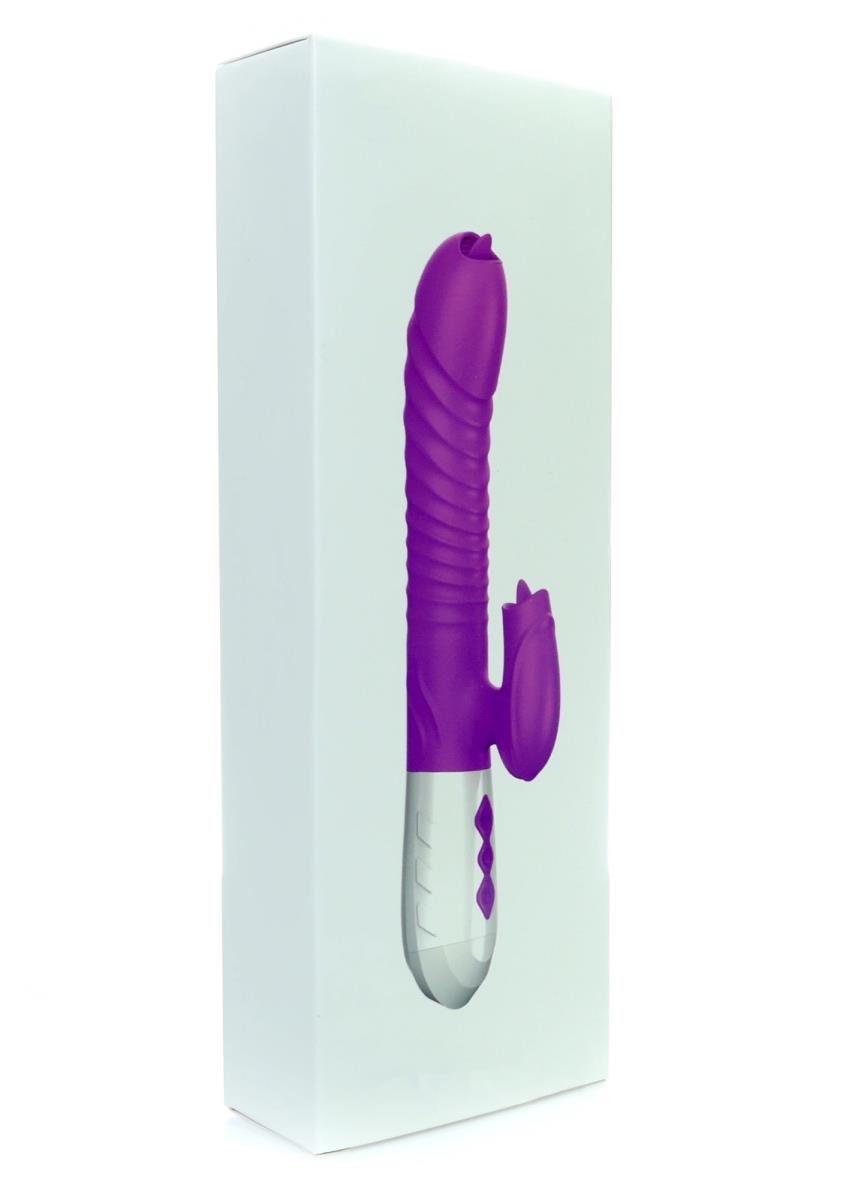 Wibrator-Silicone Vibrator Usb 7 Function And Thrusting Function / Heating