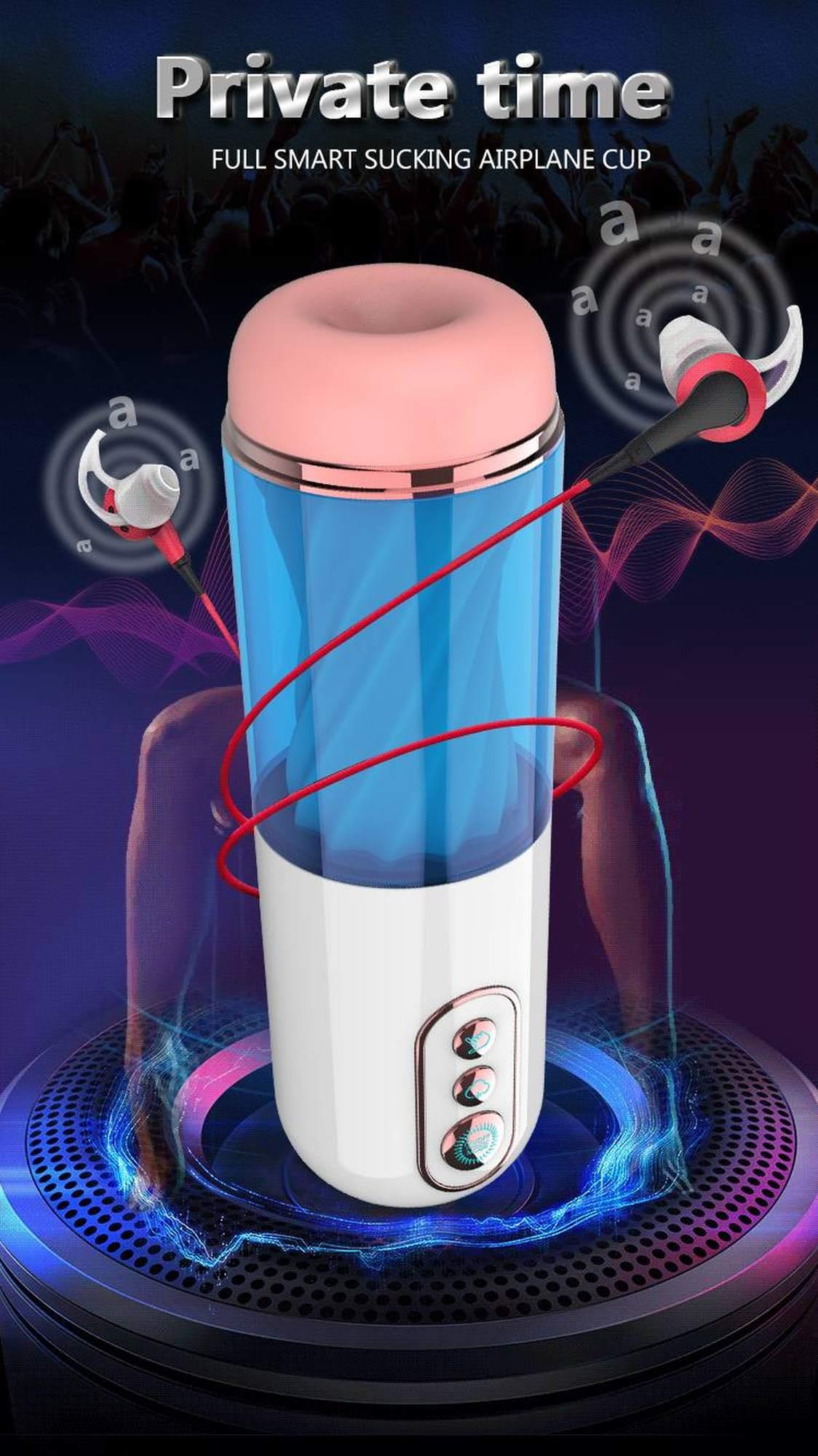 Masturbator-Vibration 7, 7 Sucking Modes, Hand