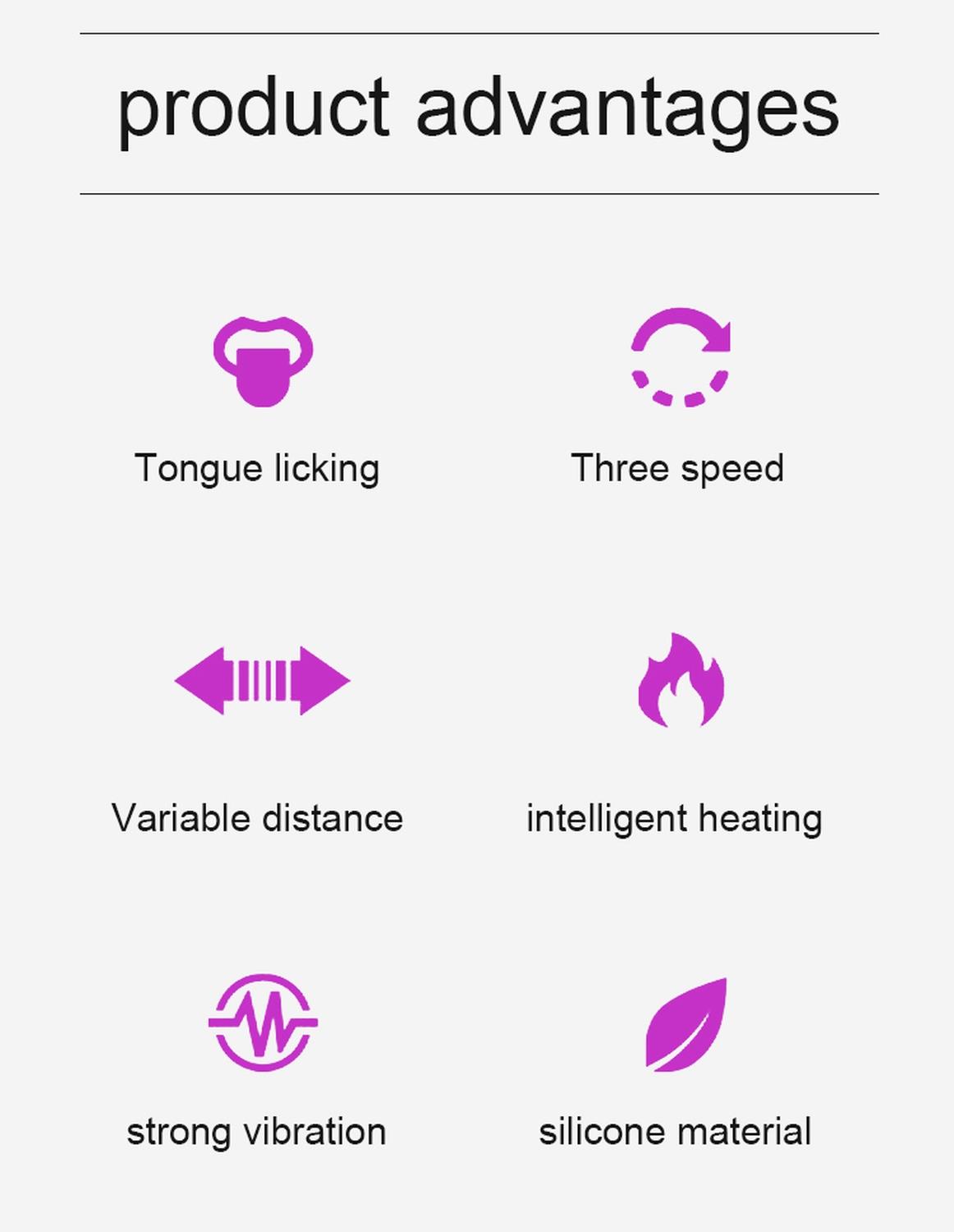 Wibrator- Siliconetongue Vibrator, Usb 10 Function