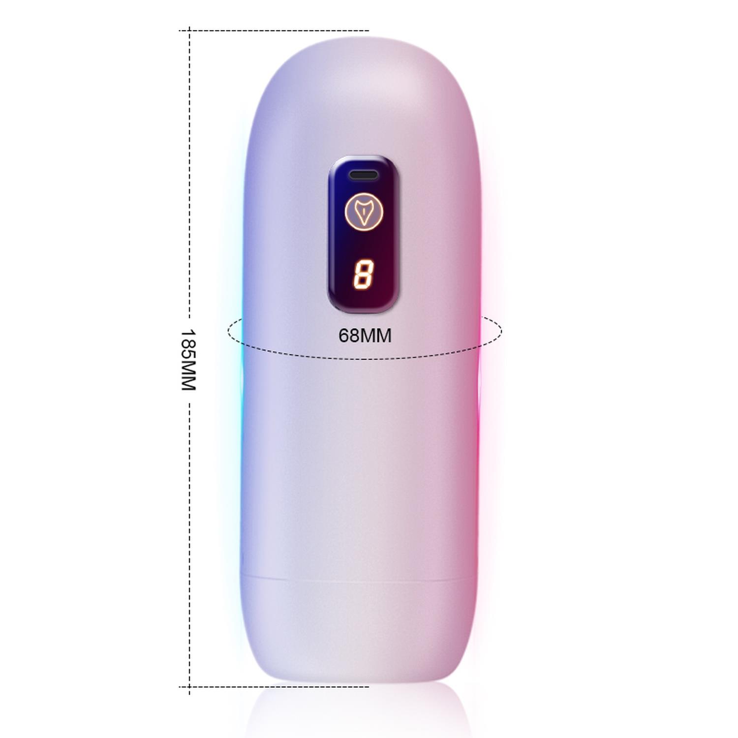Masturbator- Usb Rechargeable, 8 Vibration Functions