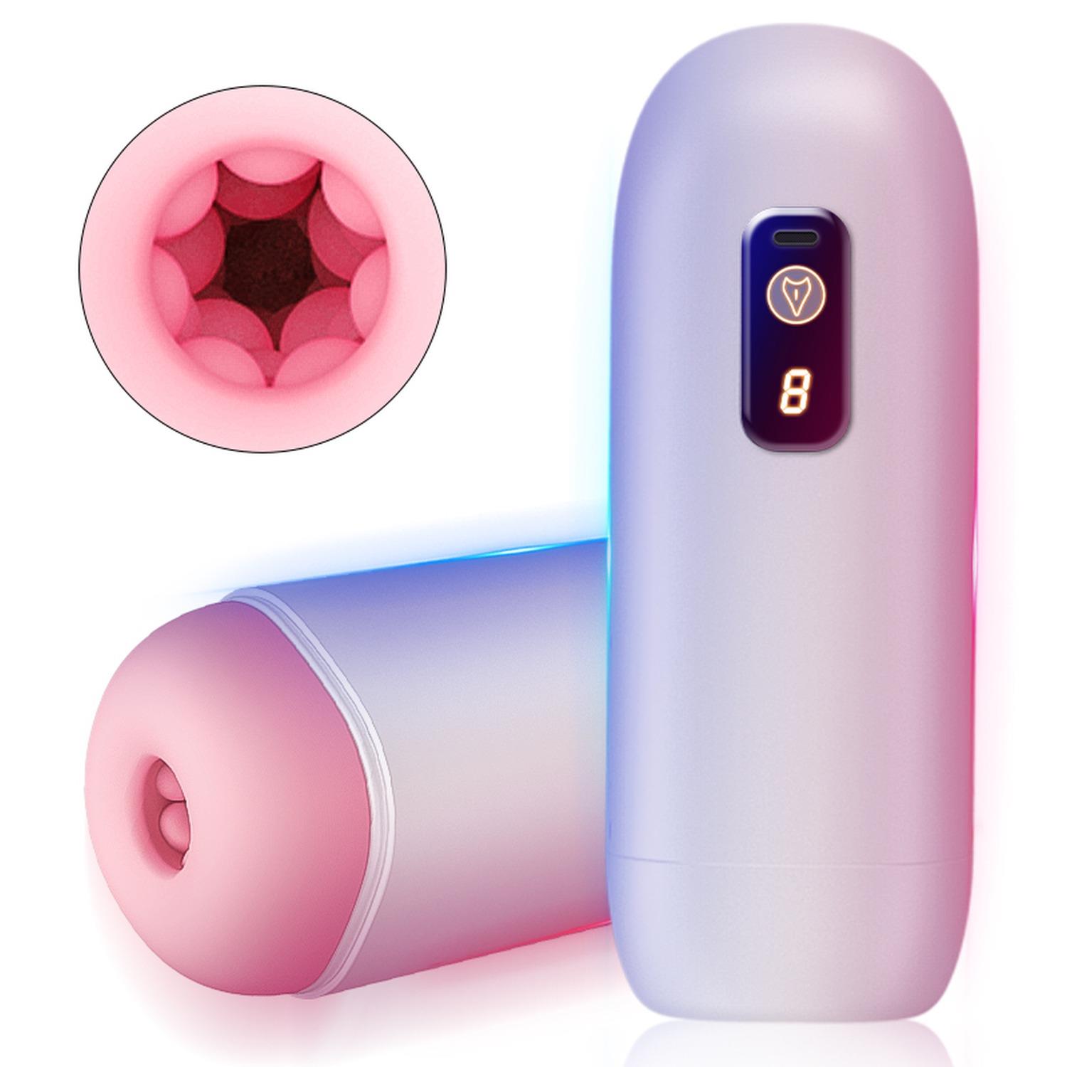 Masturbator- Usb Rechargeable, 8 Vibration Functions