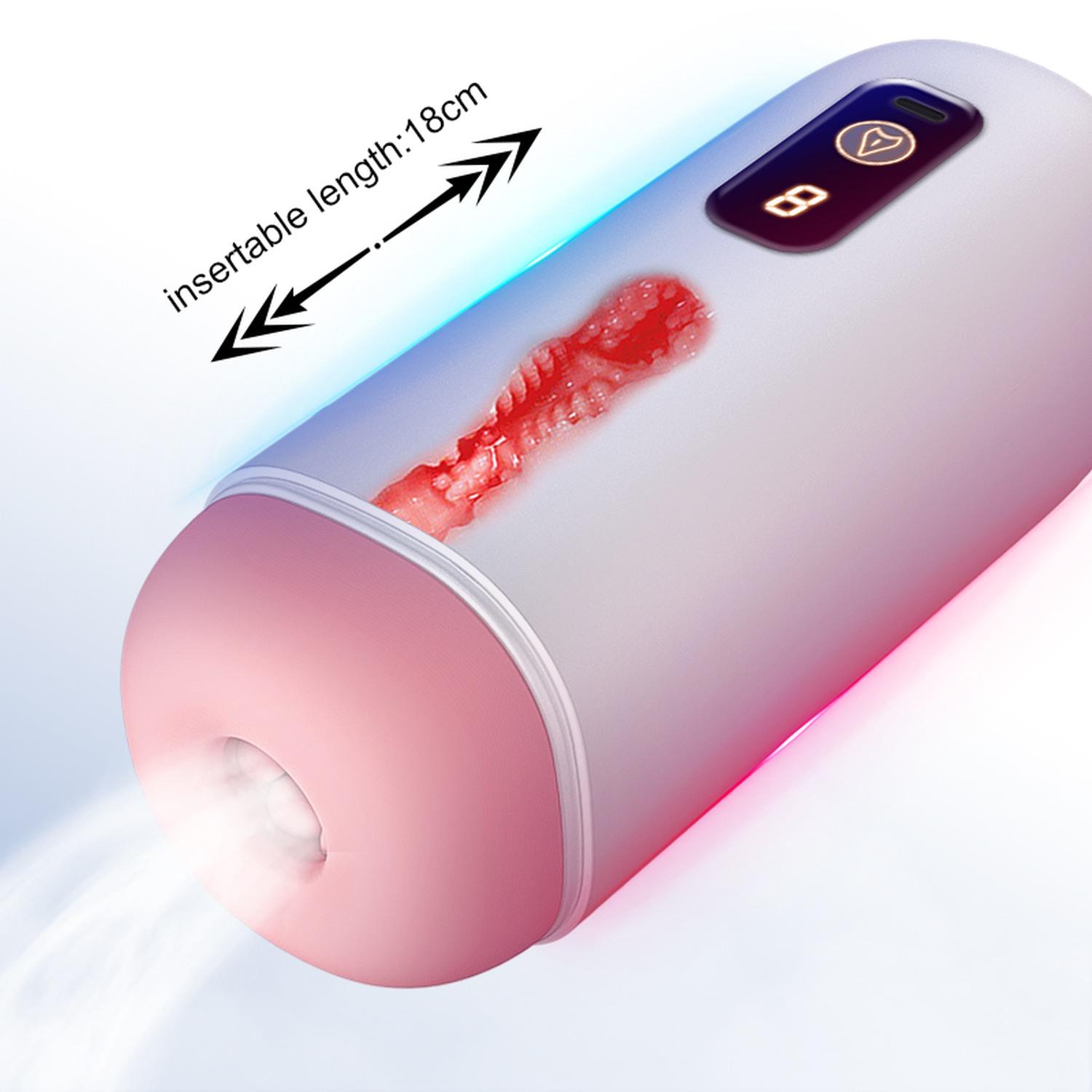 Masturbator- Usb Rechargeable, 8 Vibration Functions