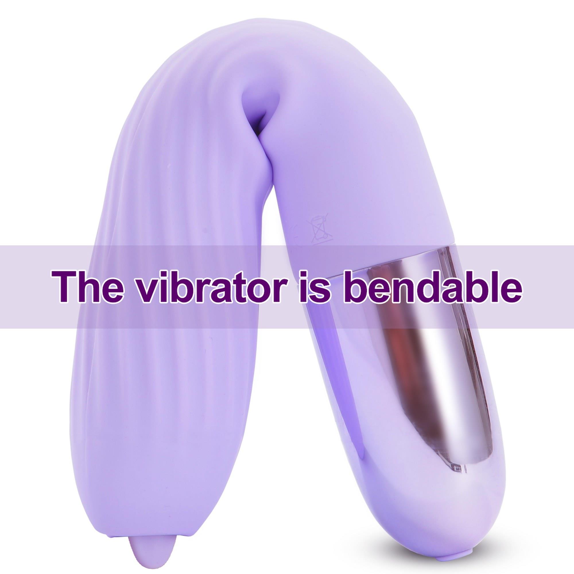 Wibrator-Silicone Vibrator Usb, 10 Vibration Modes, Heating