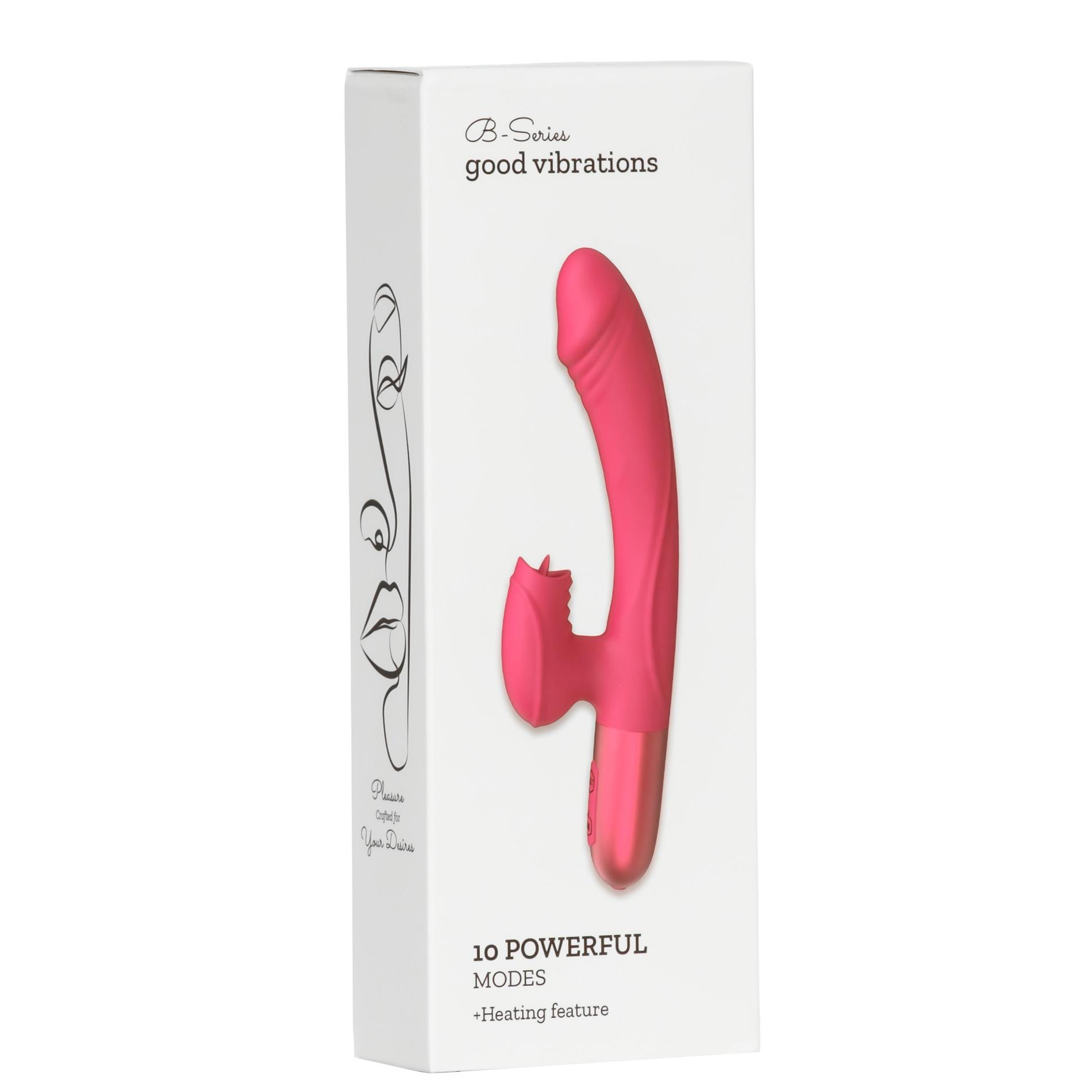 Wibrator-Silicone Vibrator Usb, 10 Vibration Modes, Heating