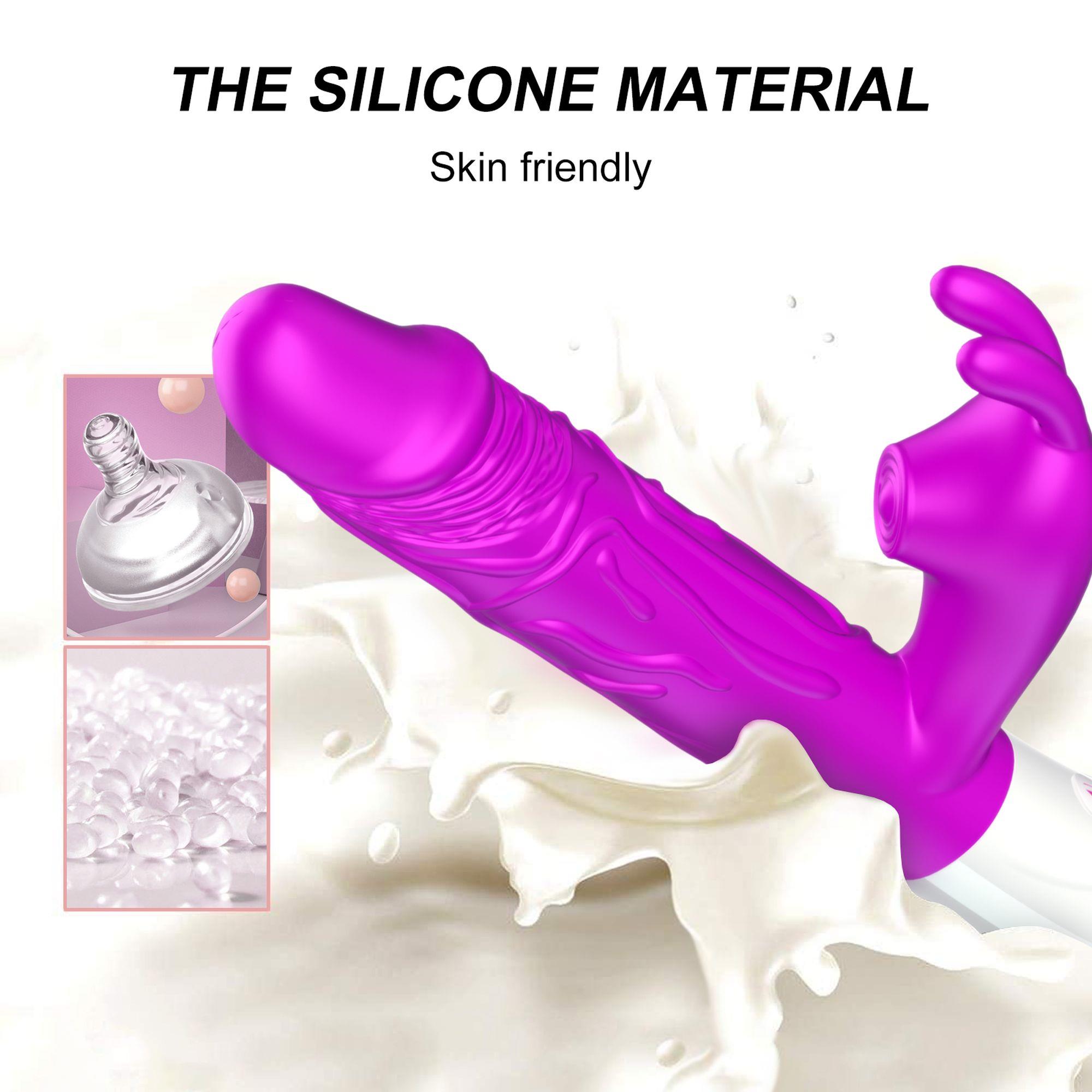 Wibrator-Silicone, Vibrator Usb, 7 Vibration Modes, Heating