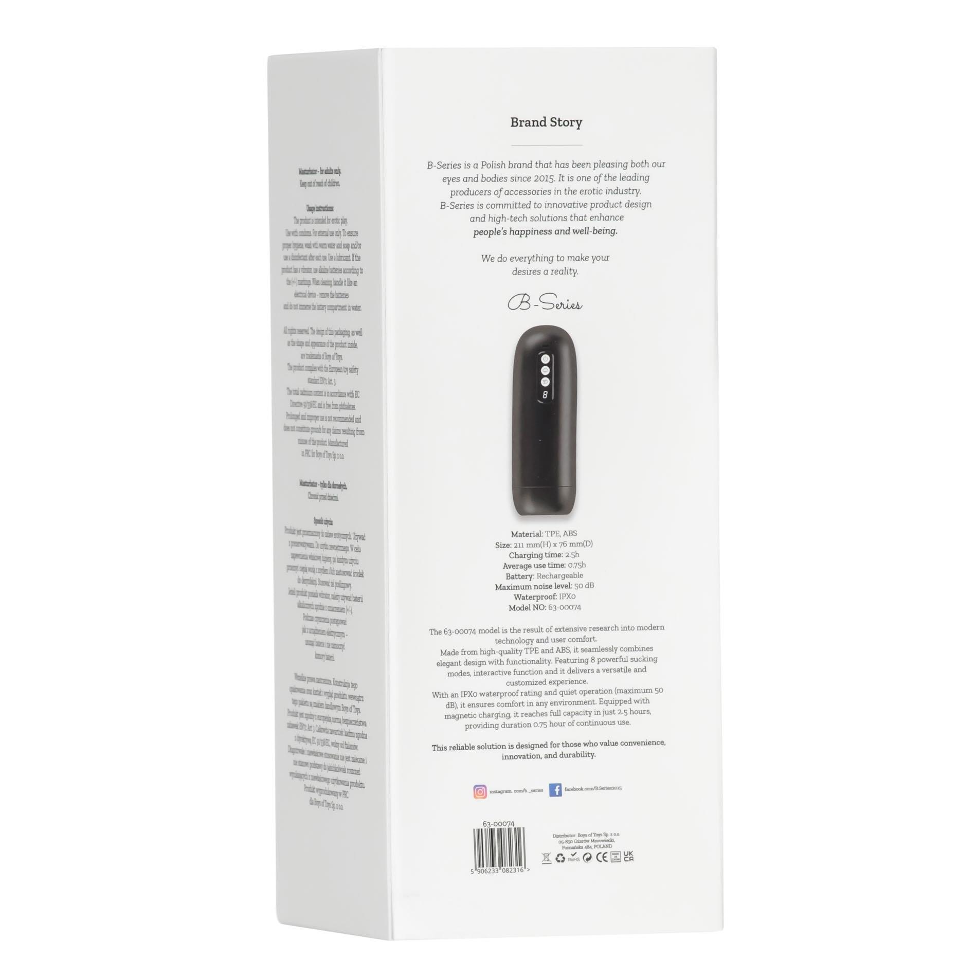 Masturbator - 8 Sucking Mode+ Interactive Function