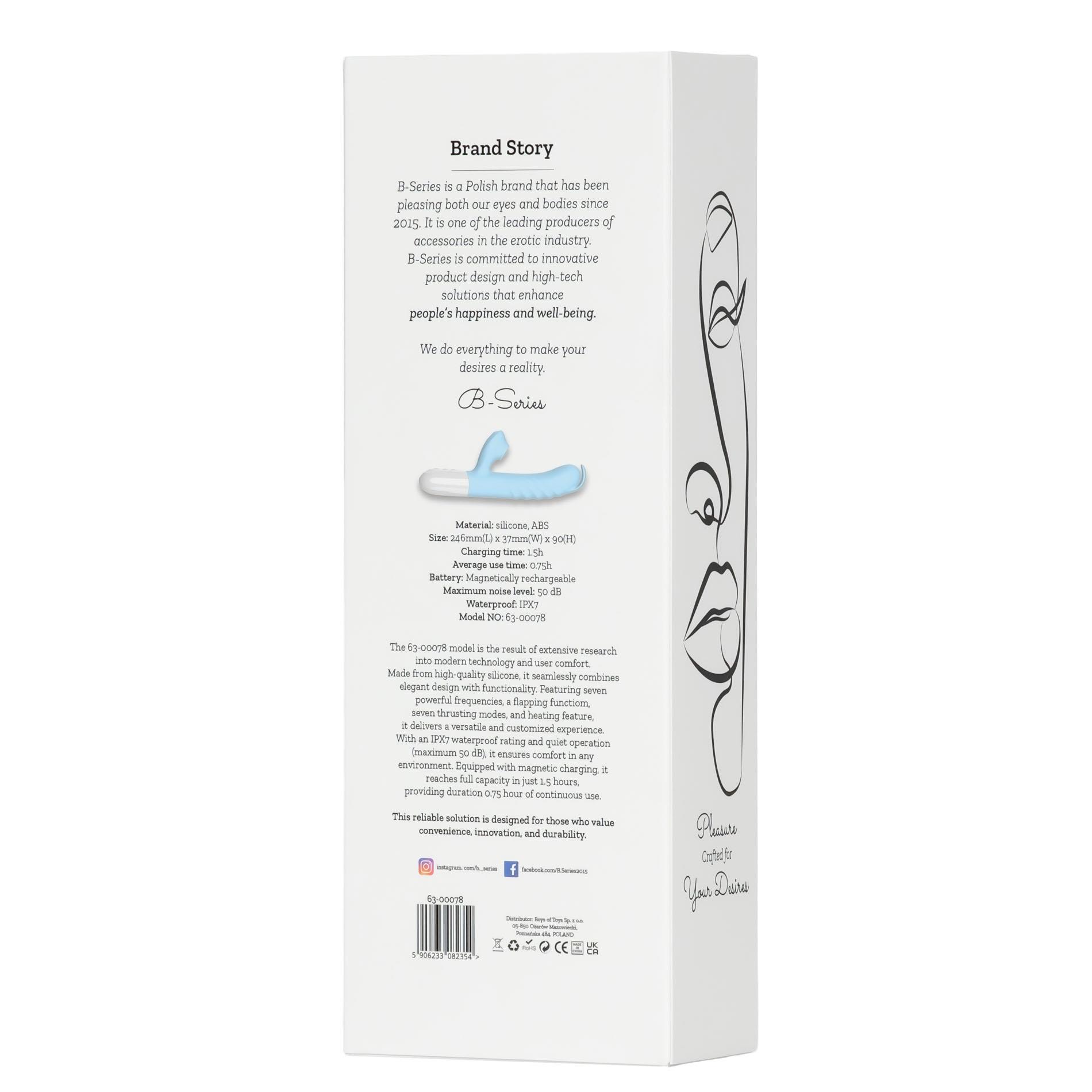 Silicone Vibrator 7 Powerful Modes - Flapping And 7 ThrustingHeating