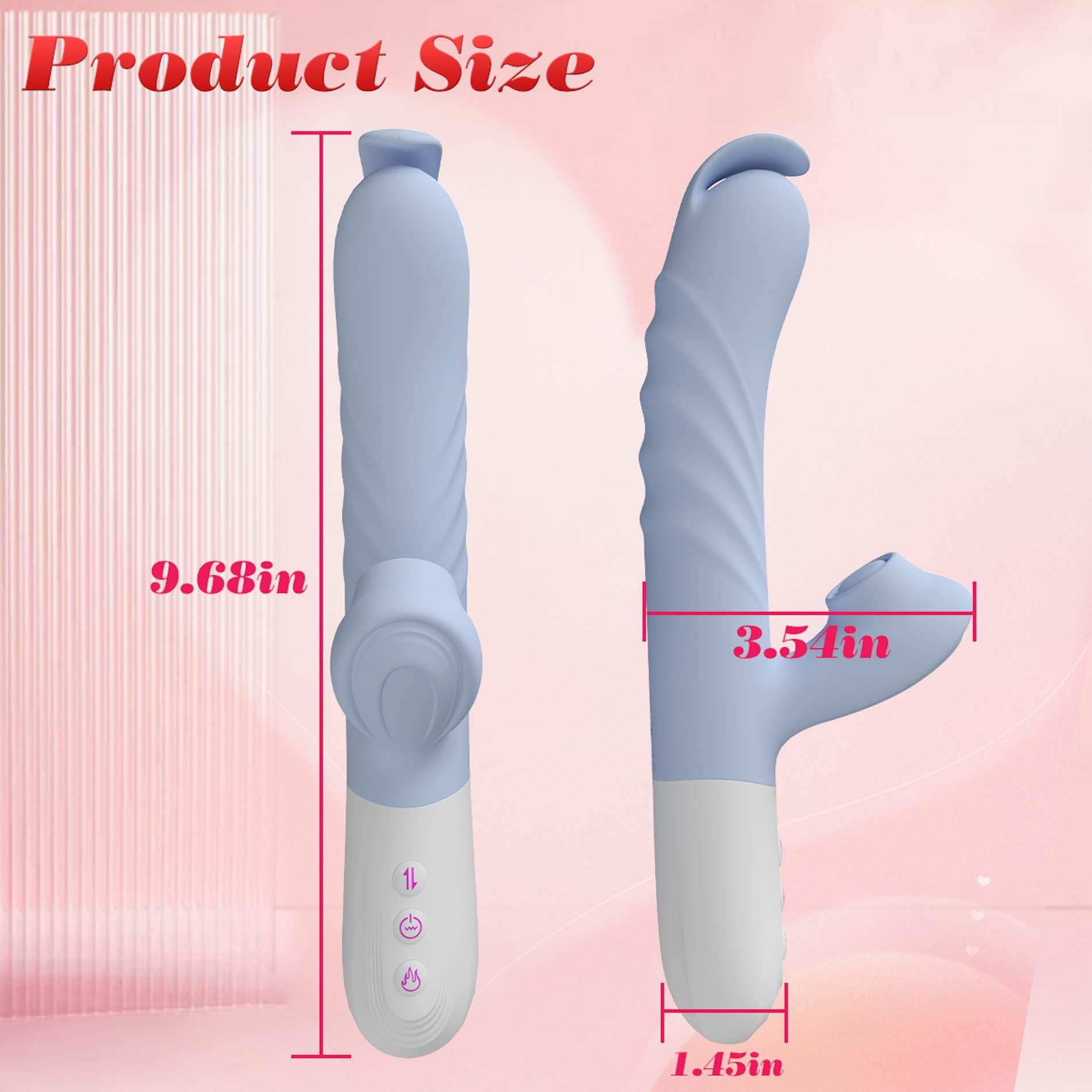 Silicone Vibrator 7 Powerful Modes - Flapping And 7 ThrustingHeating