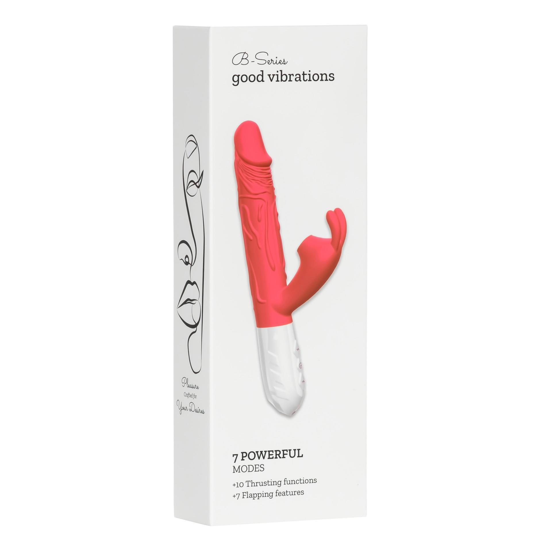 Silicone Vibrator 7 Vibration Modes -10 Thrusting And7 Flapping