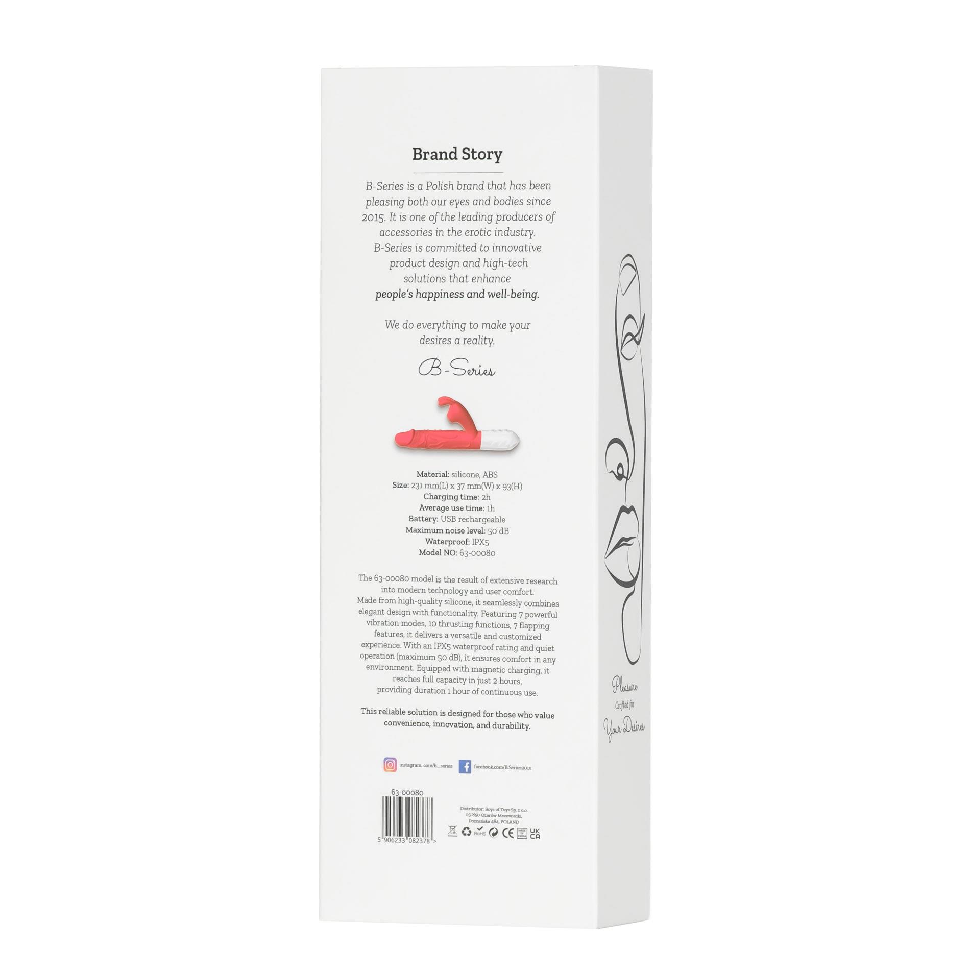 Silicone Vibrator 7 Vibration Modes -10 Thrusting And7 Flapping