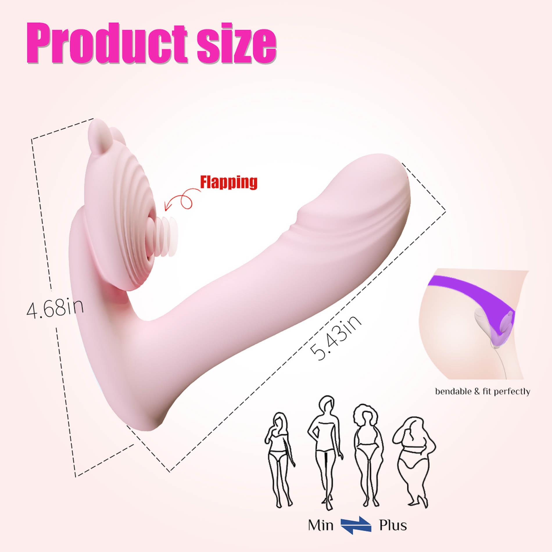 Silicone Vibrator 3 Speeds, 6 FrequenciesFinger Function, Heating + App