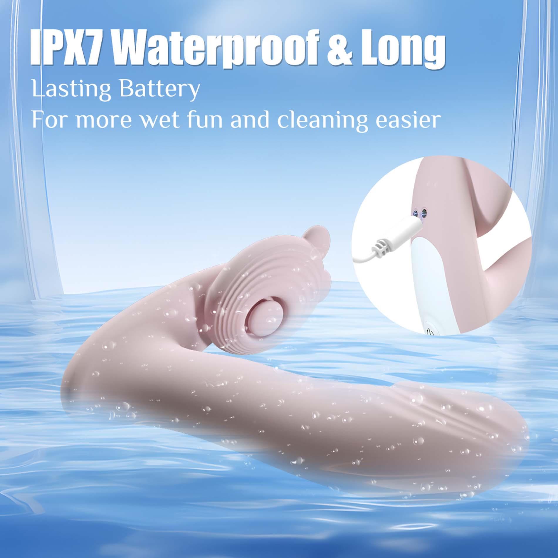 Silicone Vibrator 3 Speeds, 6 FrequenciesFinger Function, Heating + App