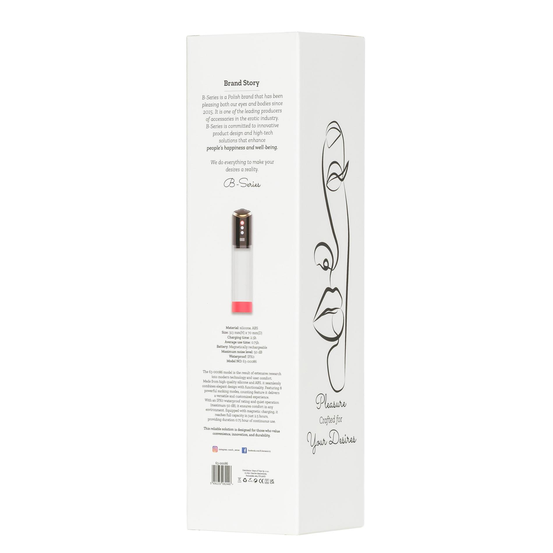 Automatic Pump - 8 Sucking Modes,
Counting Mode