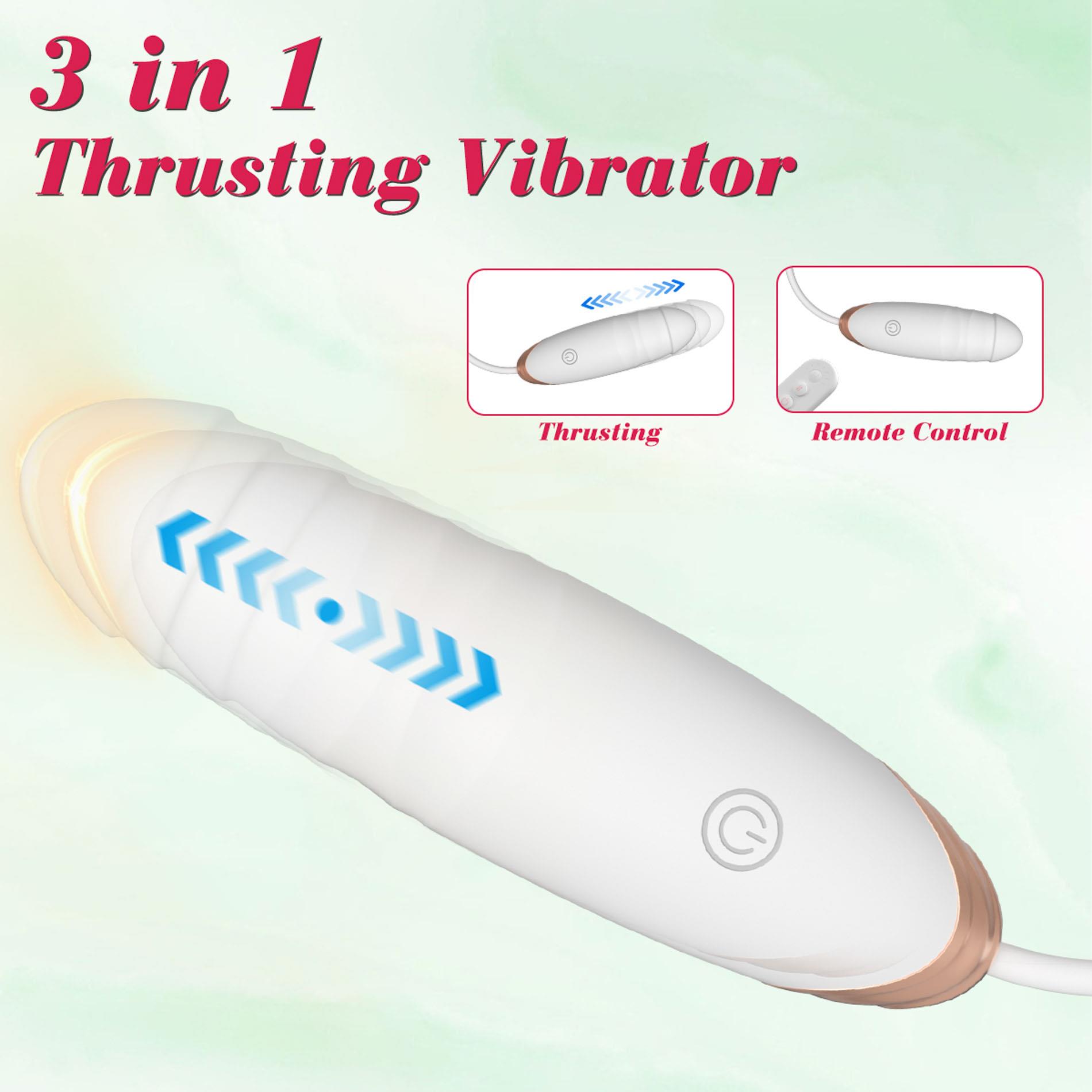 Vibrating Silicone Love Egg Usb 7 Vibration And Thrust Functions / Remote