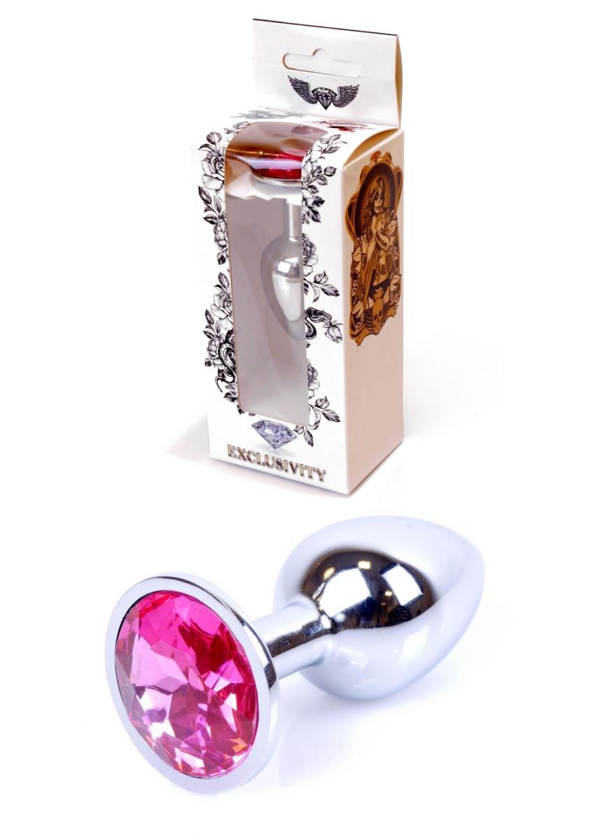 Plug-Jewellery Silver Plug- Pink