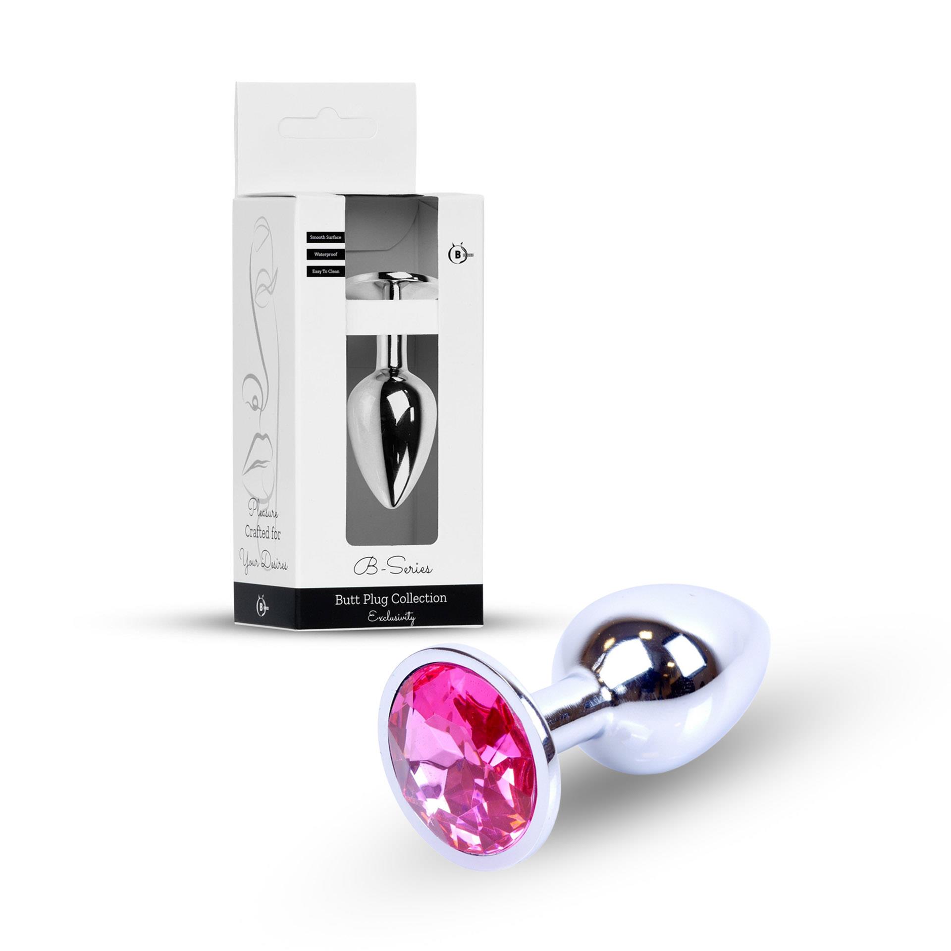 Plug-Jewellery Silver Plug- Pink