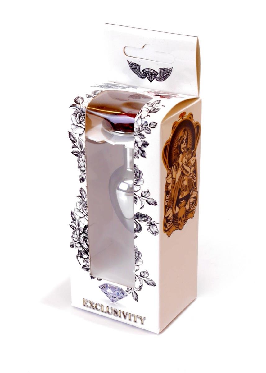 Plug-Jewellery Silver Plug- Red