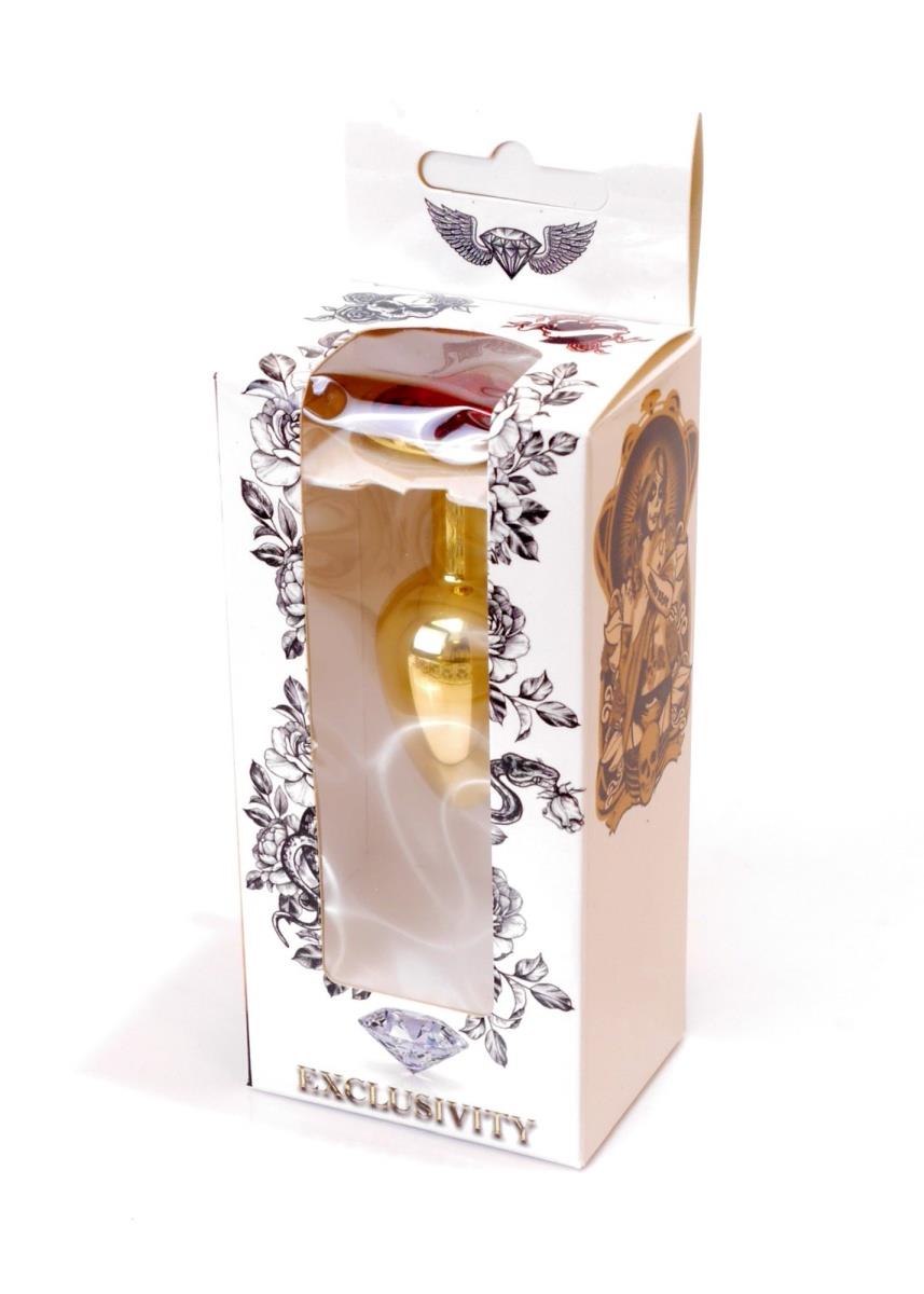 Plug-Jewellery Gold Plug- Red