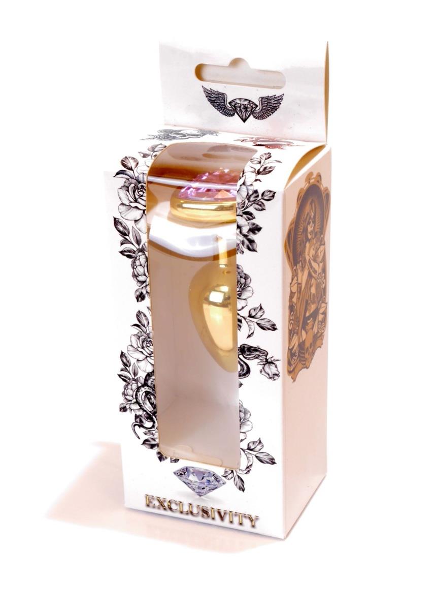 Plug-Jewellery Gold  Heart Plug- Rose