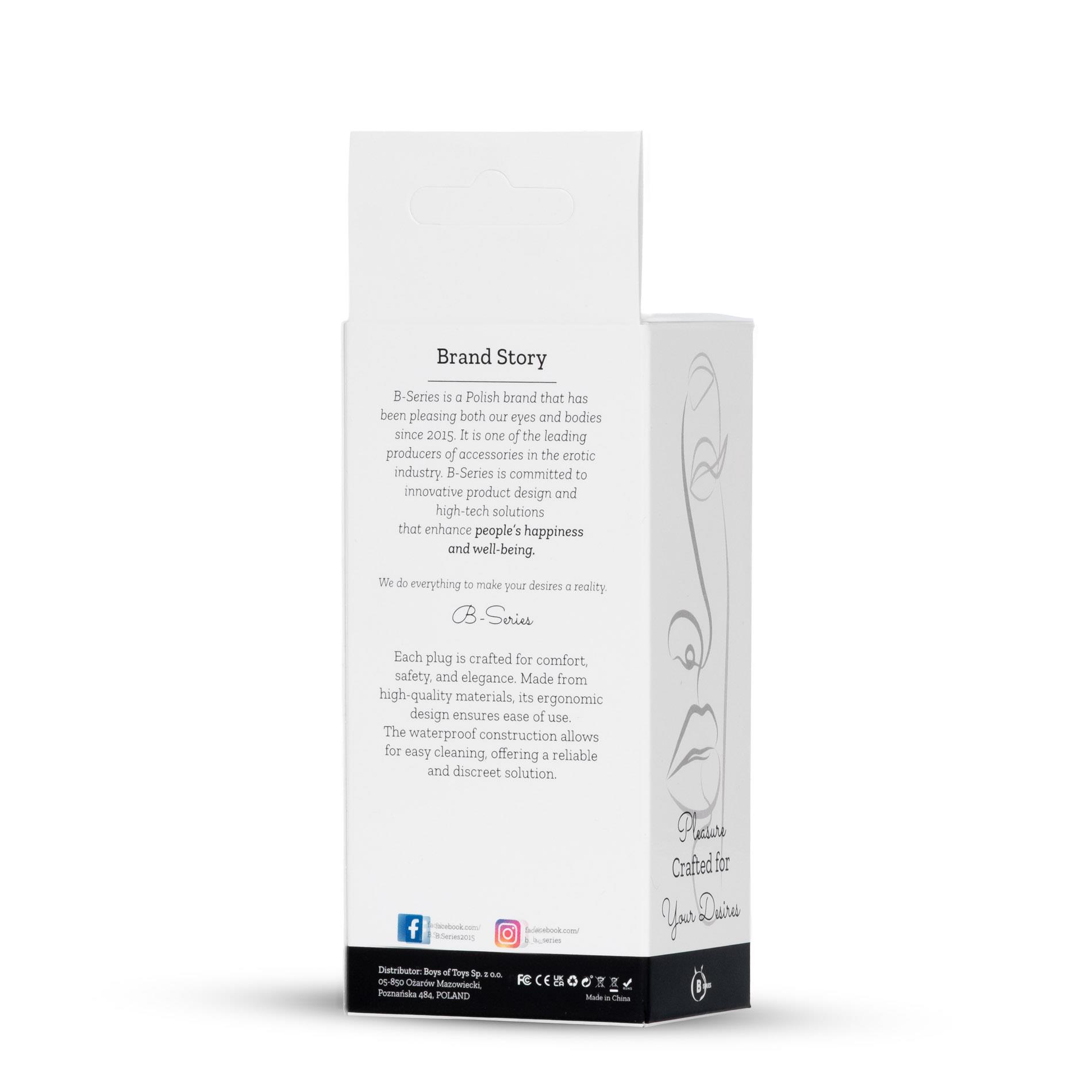 Plug-Jewellery Silver Butt Plug- Pink