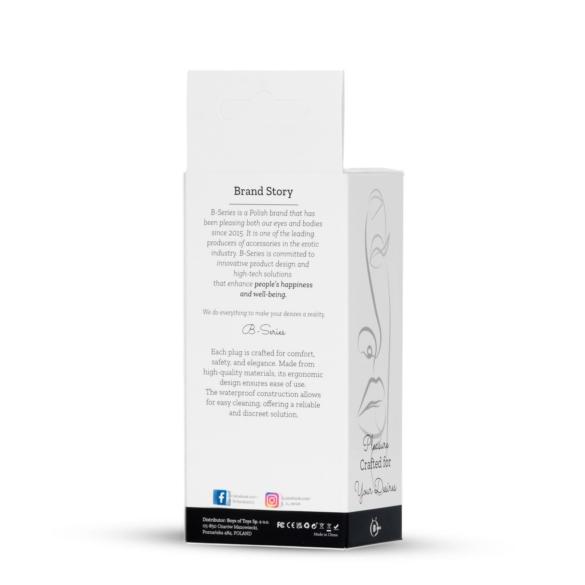 Plug-Jewellery Purple Silicon Plug Medium- Red Diamond