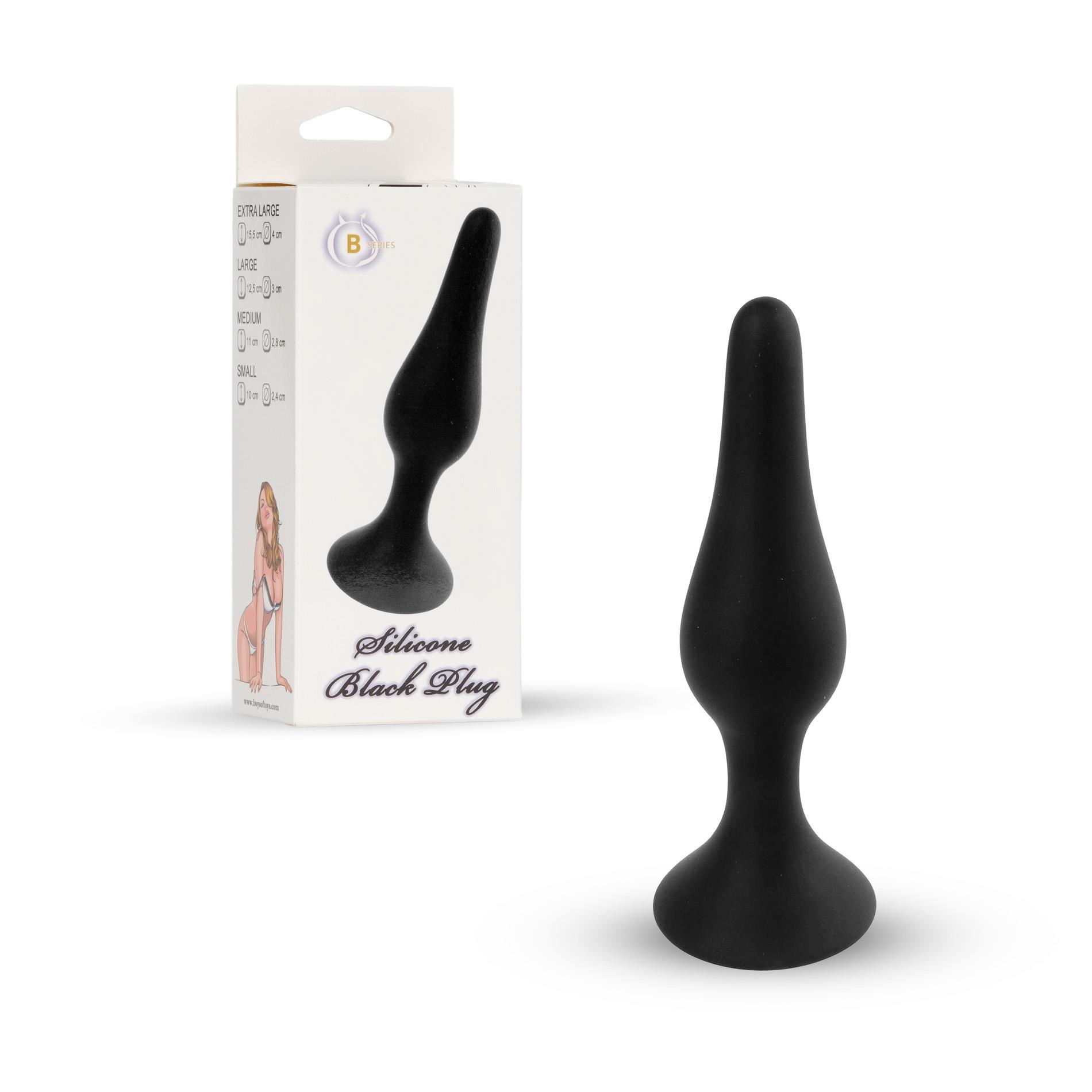 Plug-Silicone Plug Black - Small