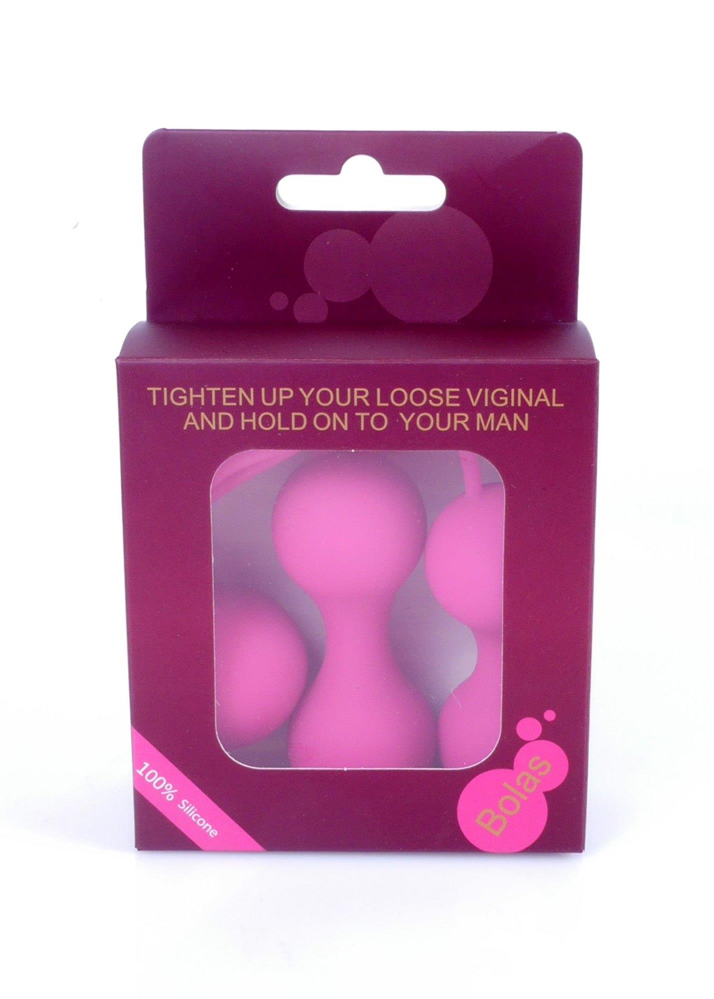 Kulki-Silicone Kegal Balls Set - Pink