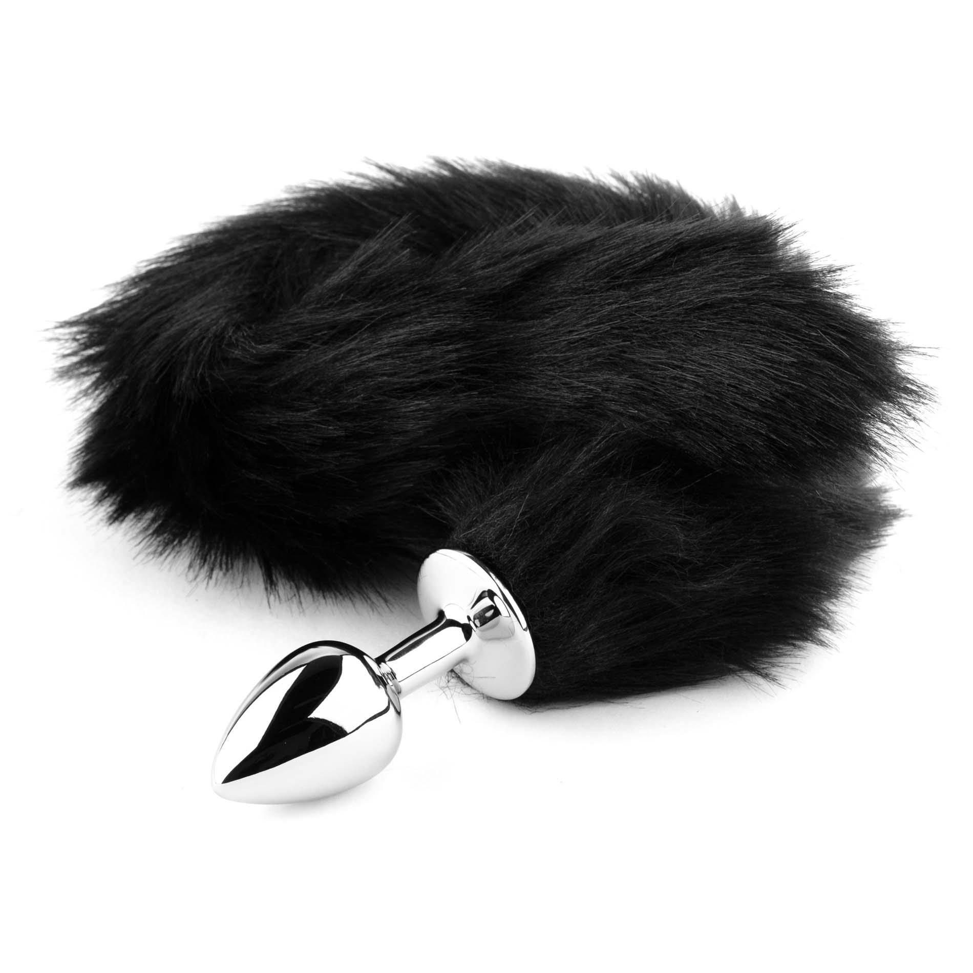 Plug-Fox Tail- Black Xl