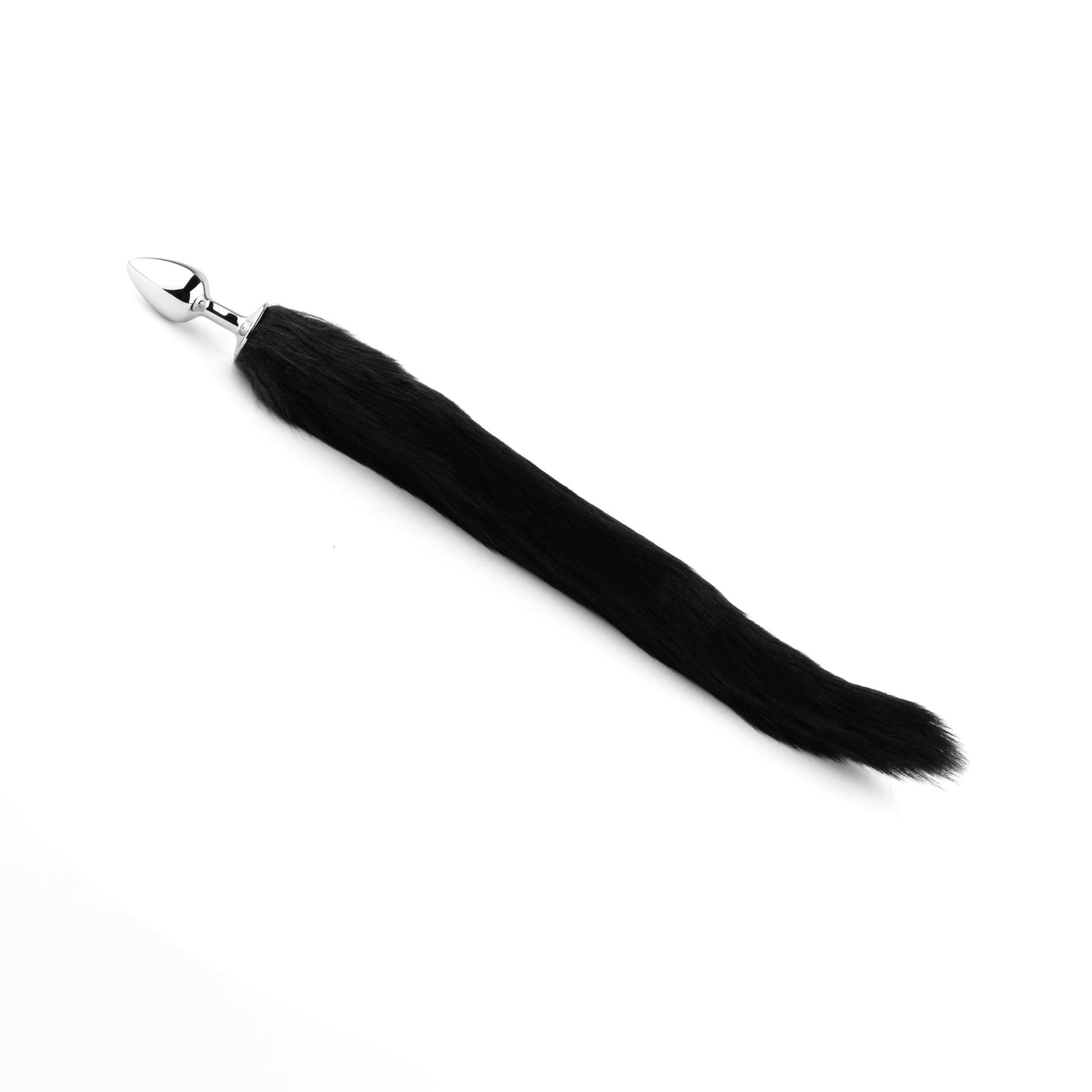 Plug-Fox Tail- Black Xl