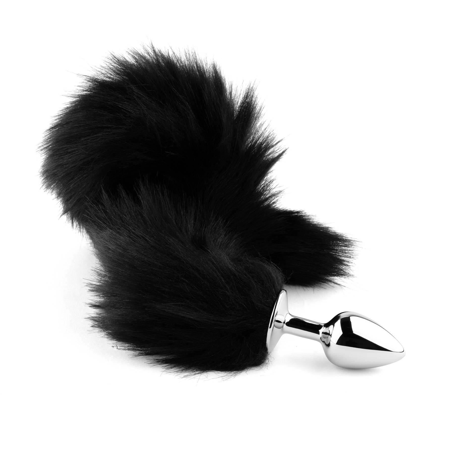 Plug-Fox Tail- Black Xl