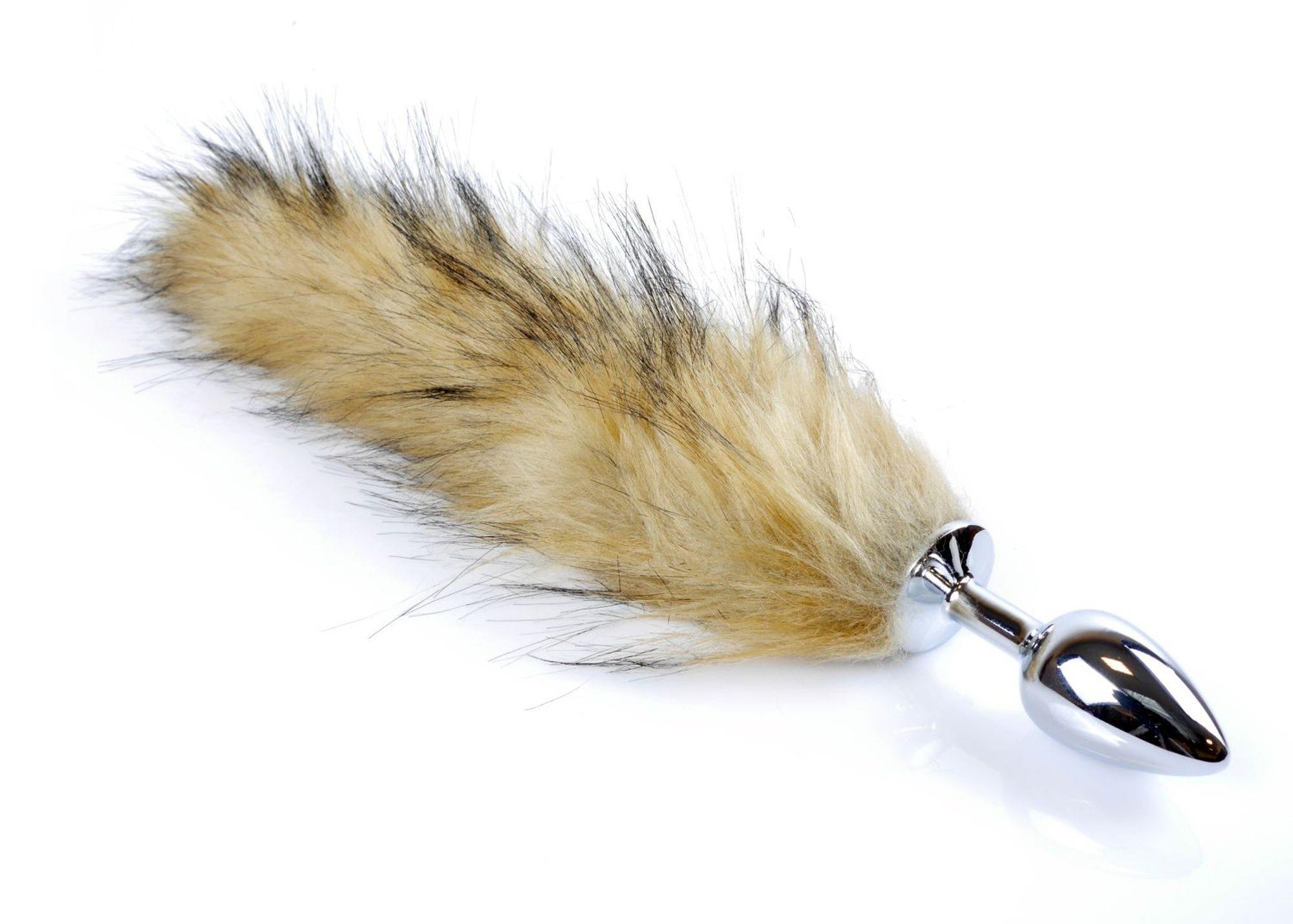 Plug-Fox Tail- Brown Xl