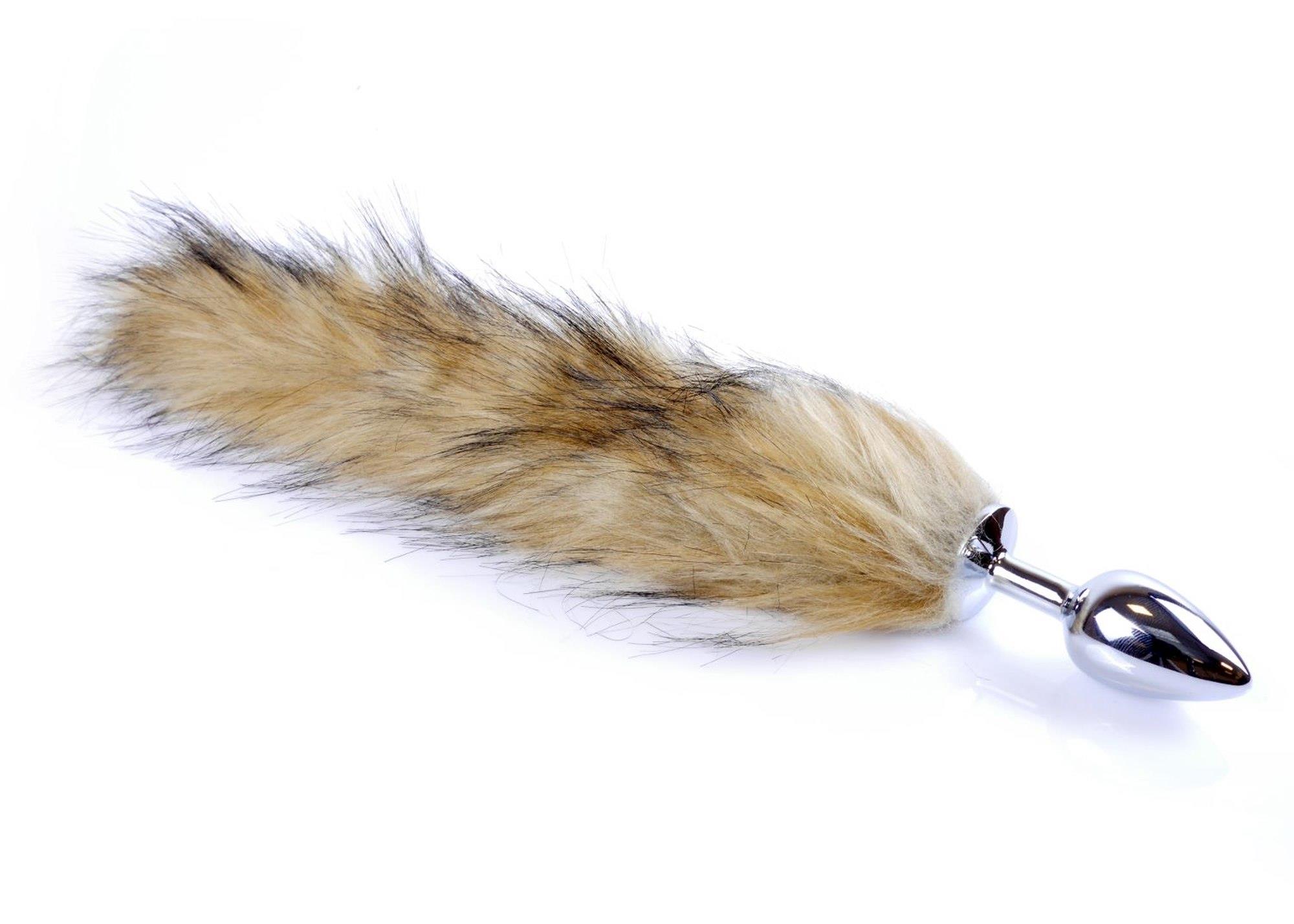 Plug-Fox Tail- Brown Xl