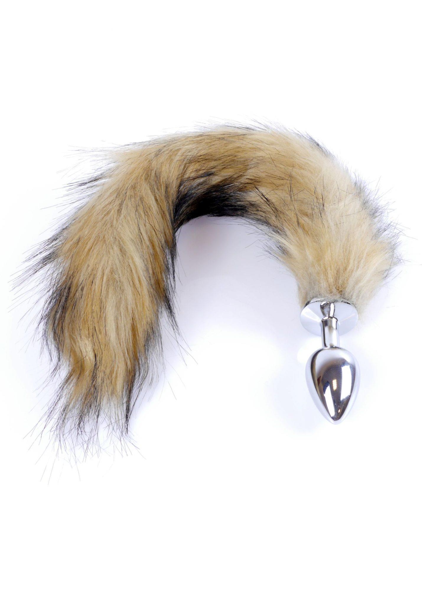 Plug-Fox Tail- Brown Xl