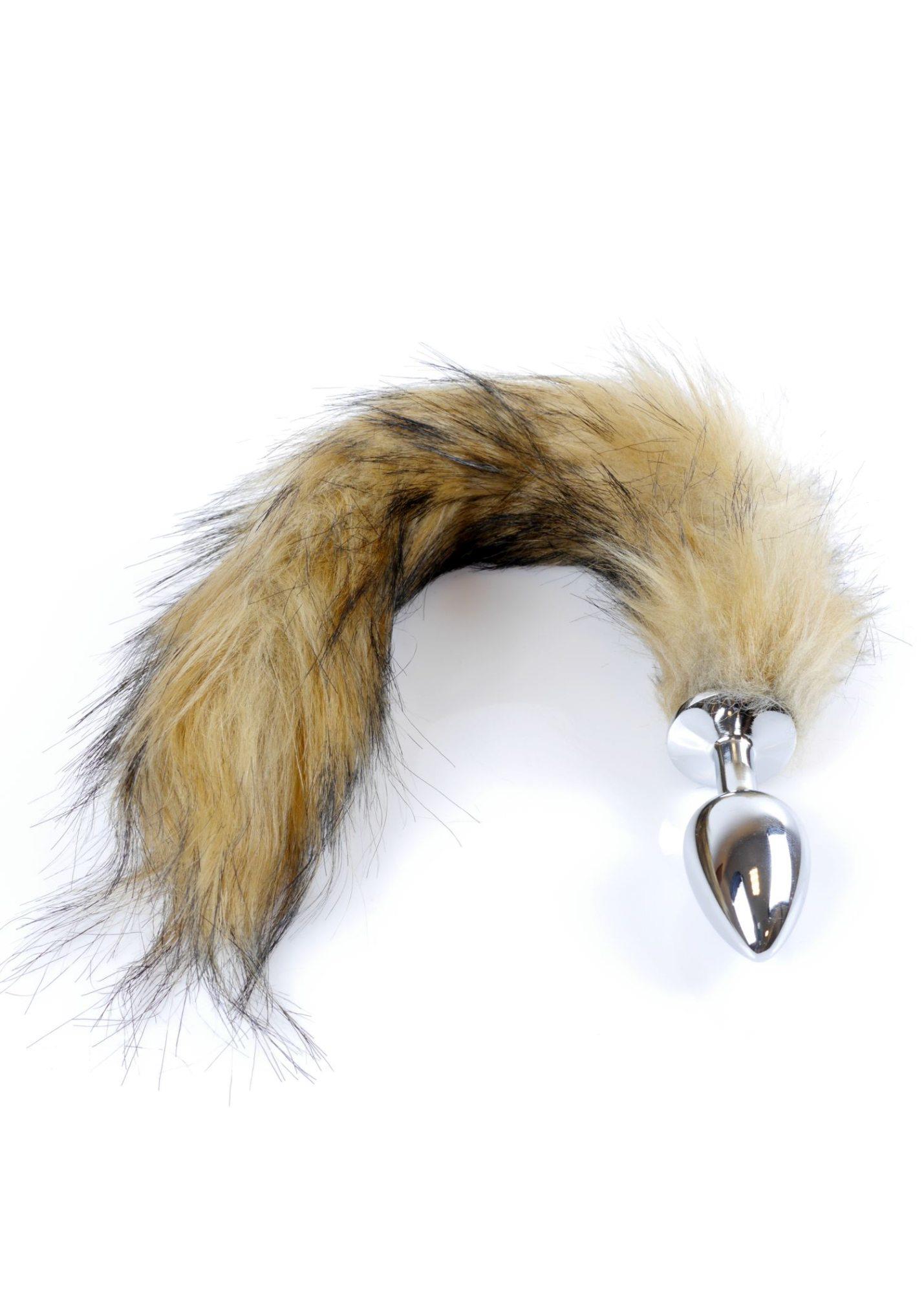 Plug-Fox Tail- Brown Xl