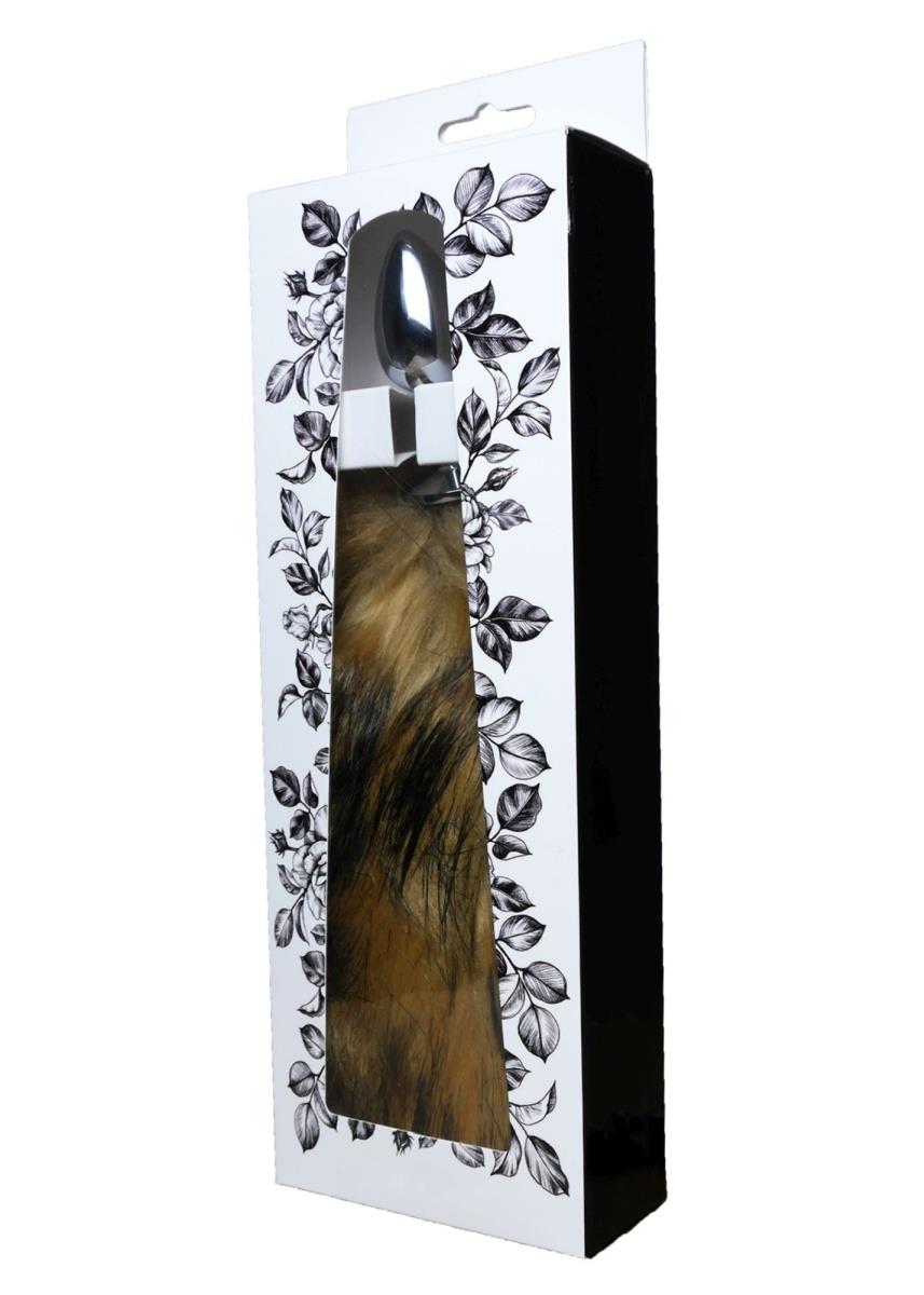 Plug-Fox Tail- Brown Xl