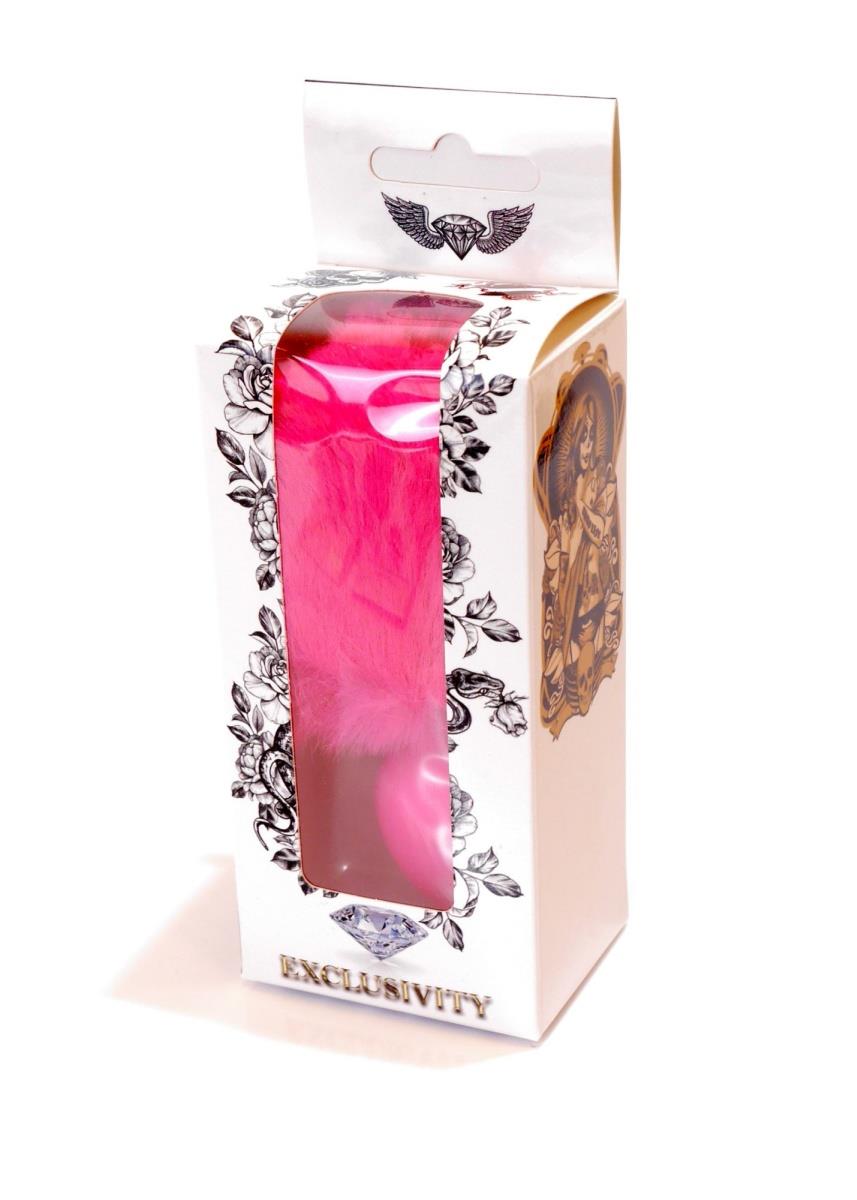 Plug-Jewellery Silicon Plug - Bunny Tail - Pink