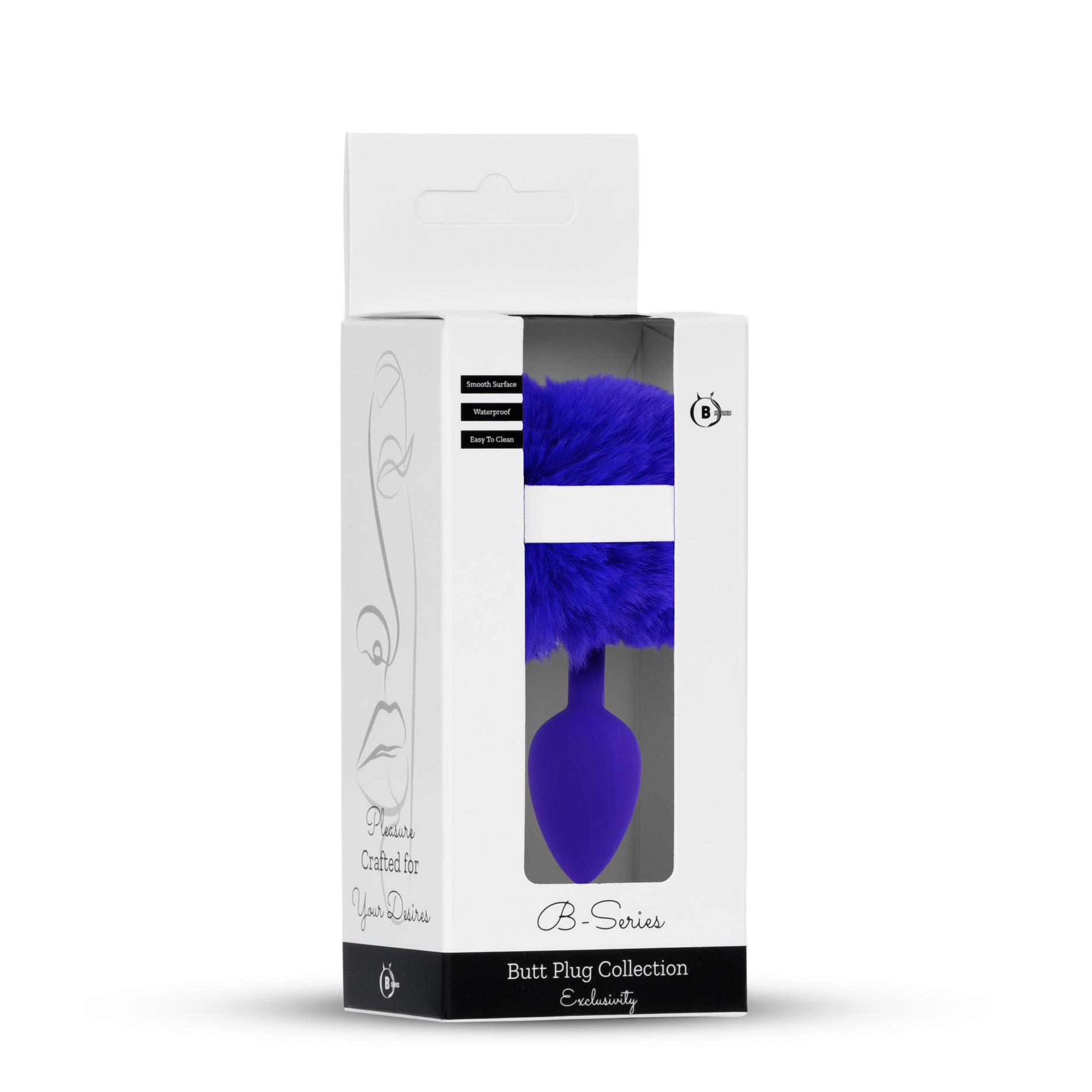 Plug-Jewellery Silicon Plug - Bunny Tail - Purple