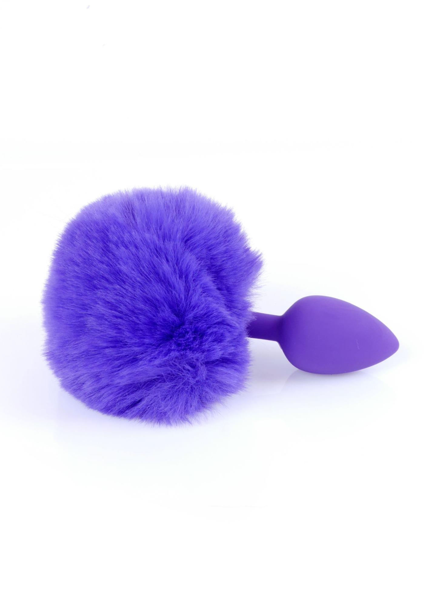 Plug-Jewellery Silicon Plug - Bunny Tail - Purple