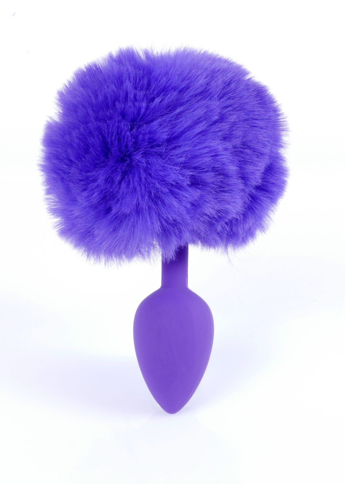 Plug-Jewellery Silicon Plug - Bunny Tail - Purple