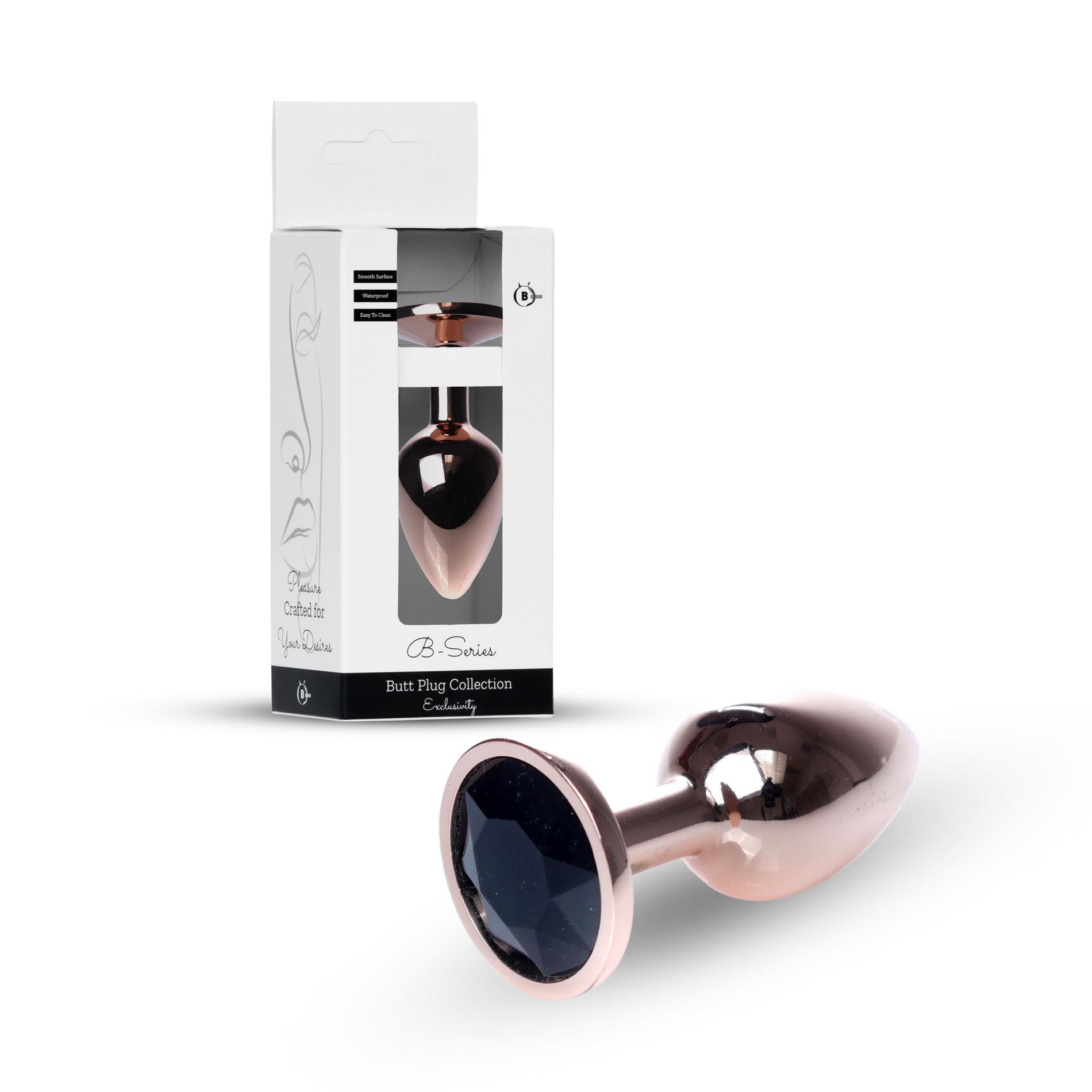 Plug-Jewellery Red Gold Plug- Black