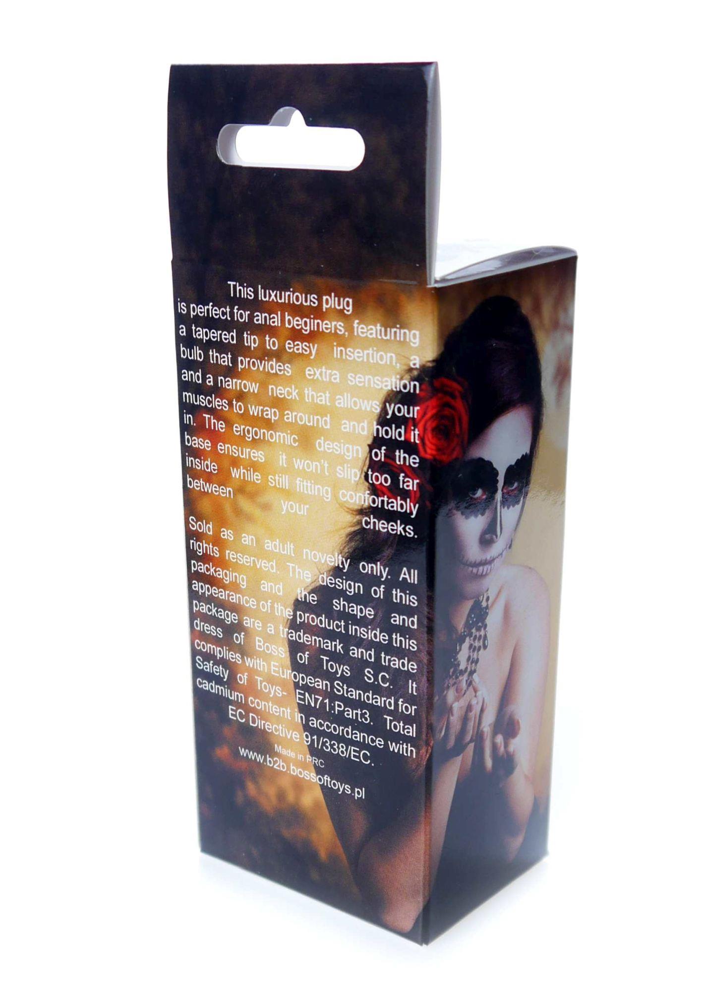 Plug-Jewellery Red Gold Plug- Black