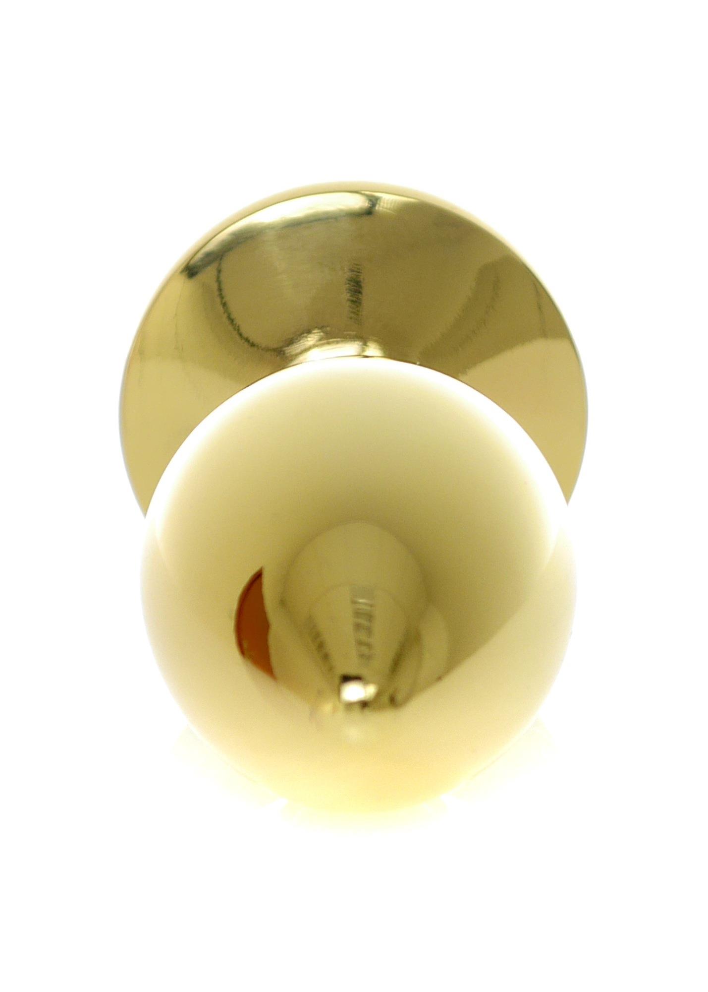 Plug-Jewellery Gold Plug Rose- Red