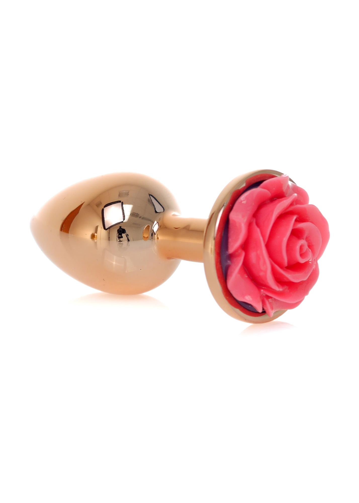 Plug-Jewellery Red Gold Plug Rose- Pink
