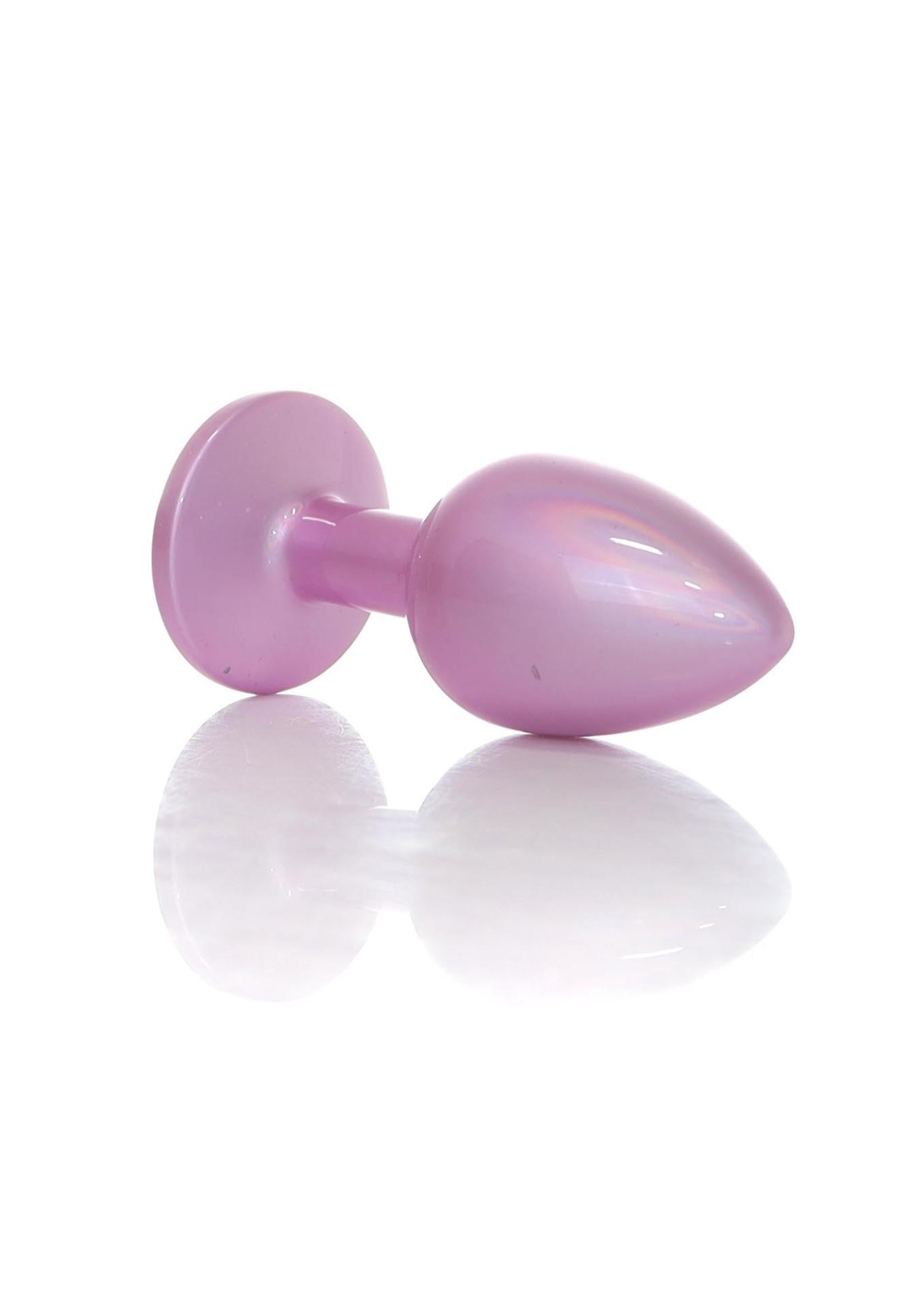 Plug-Jewellery Pearl Pink Plug- Clear S