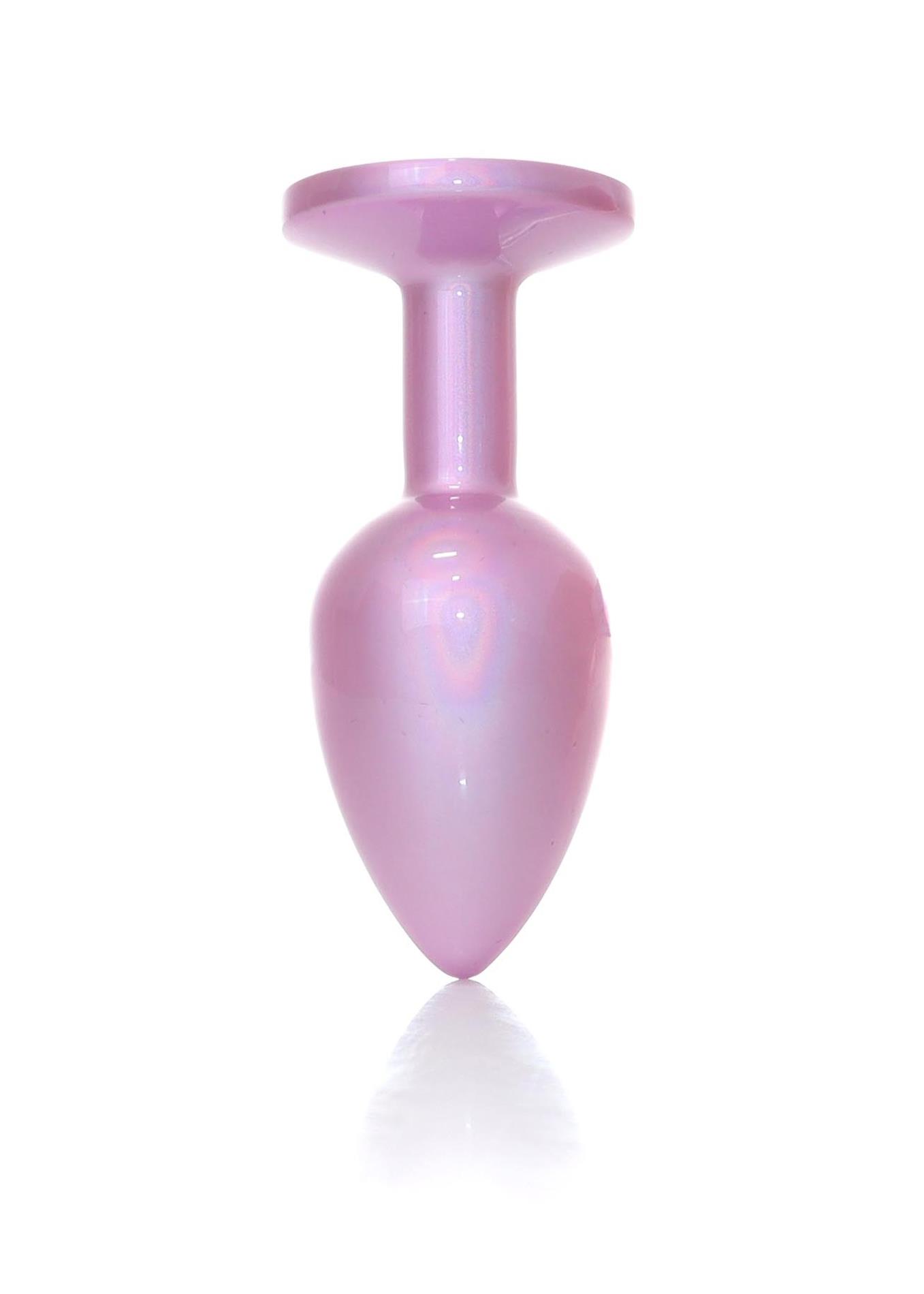 Plug-Jewellery Pearl Pink Plug- Clear S