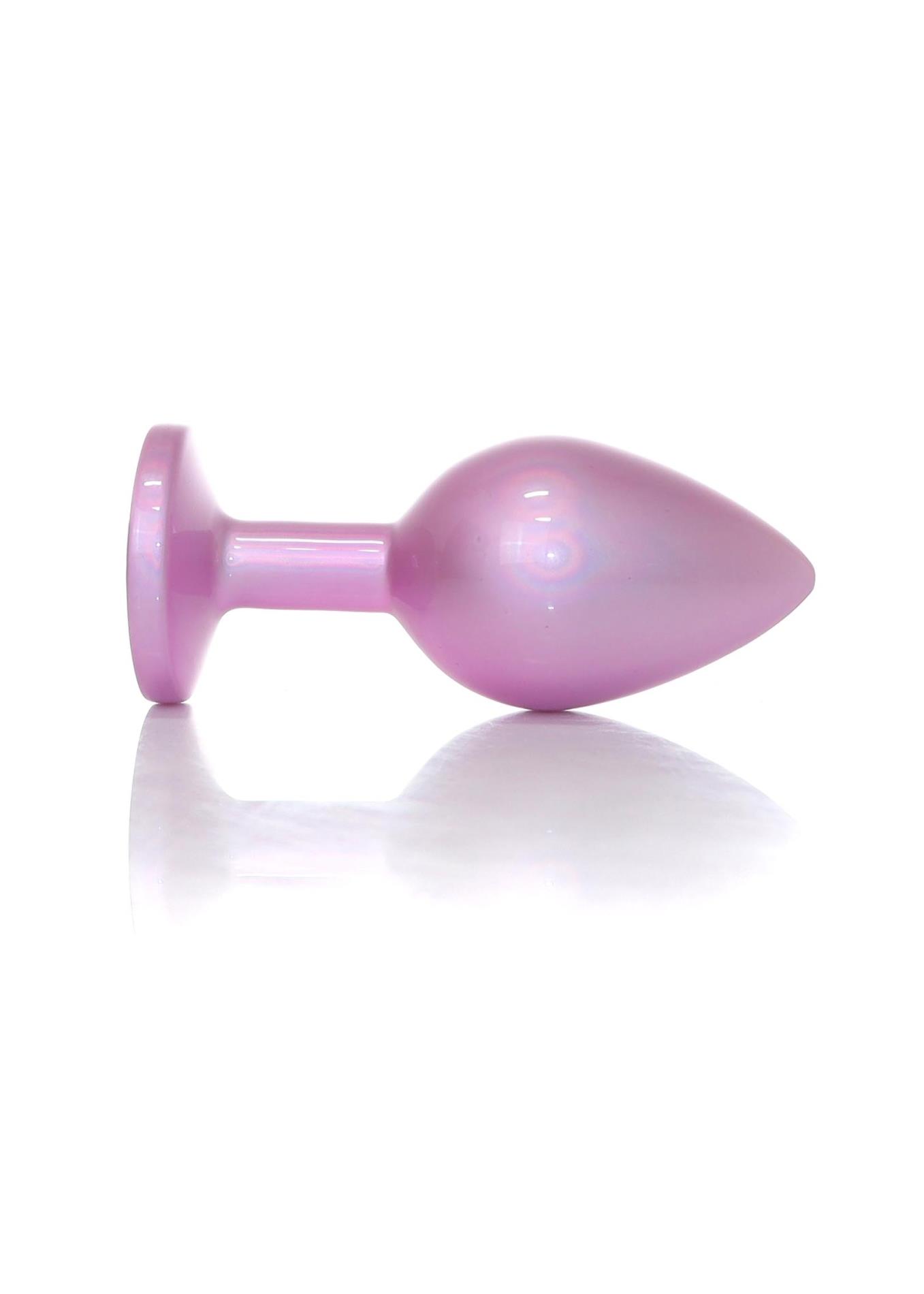 Plug-Jewellery Pearl Pink Plug- Clear M
