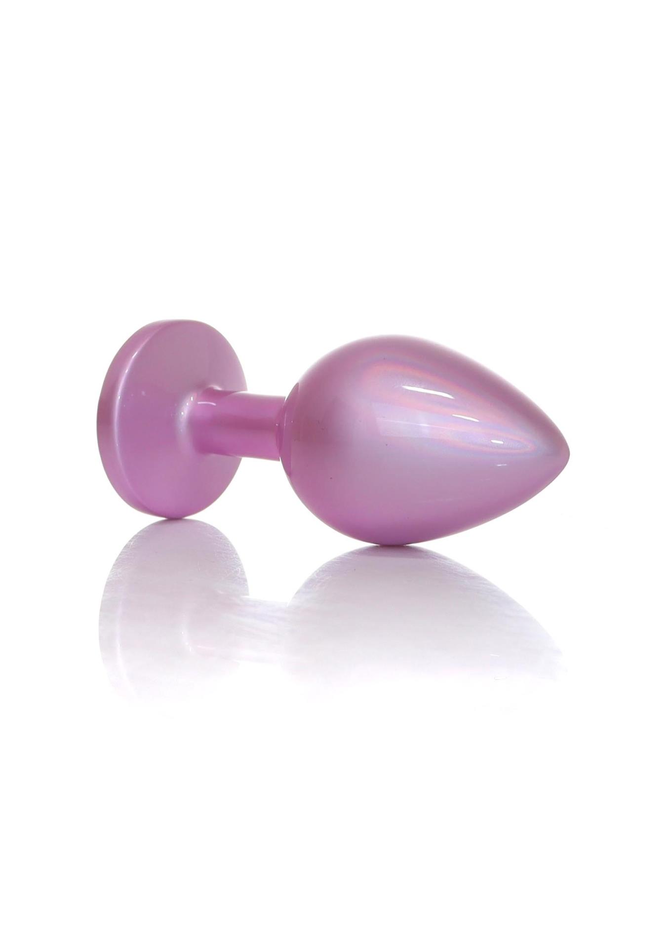Plug-Jewellery Pearl Pink Plug- Clear M