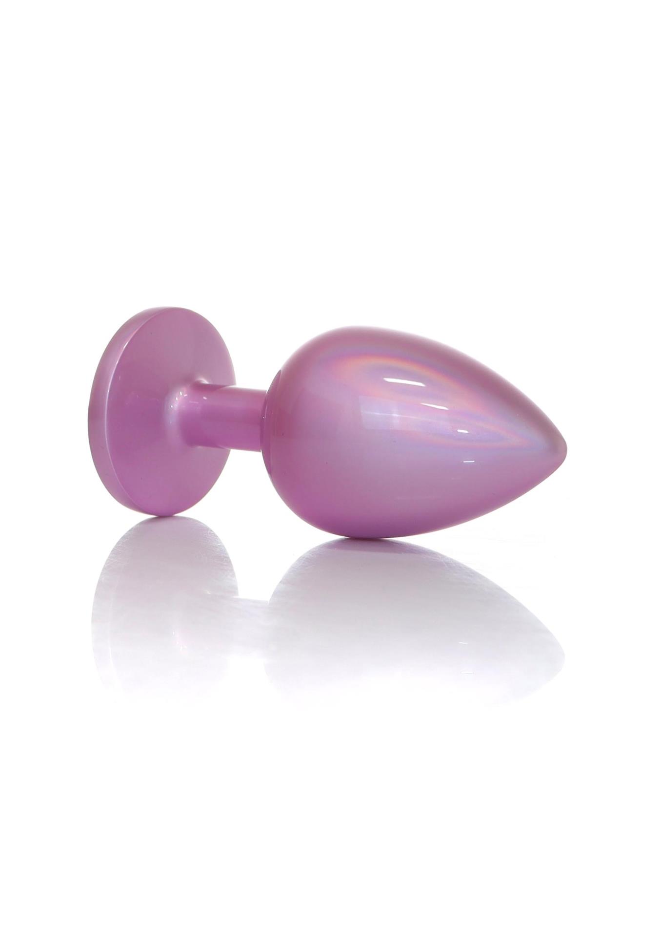 Plug-Jewellery Pearl Pink Plug- Clear L